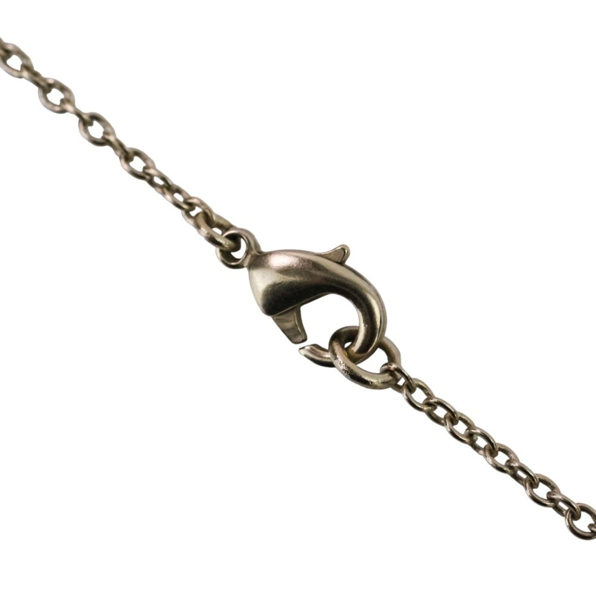 CC Logo Butterfly Pendant Necklace Metal