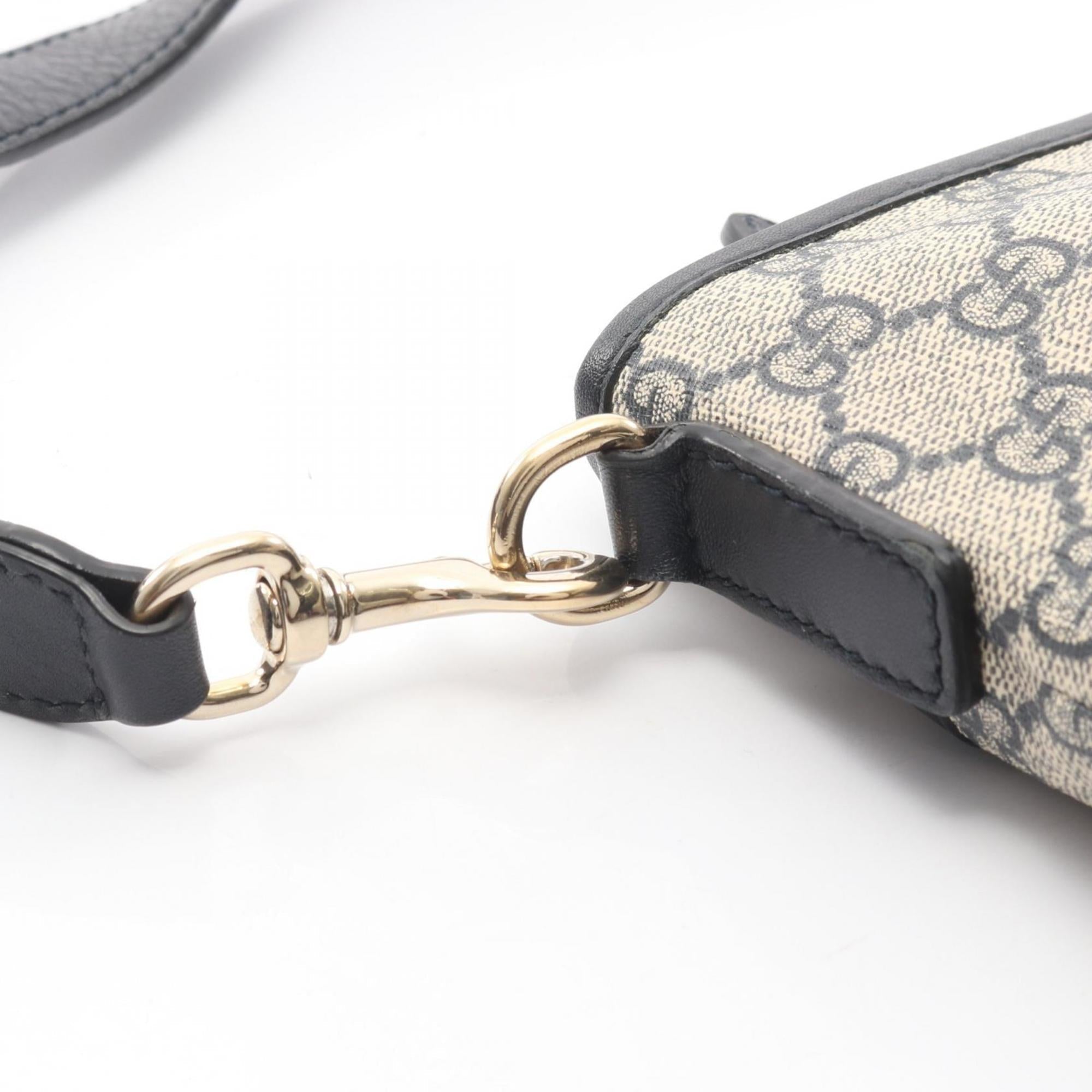 Zip Top Messenger Bag GG Coated Canvas Medium