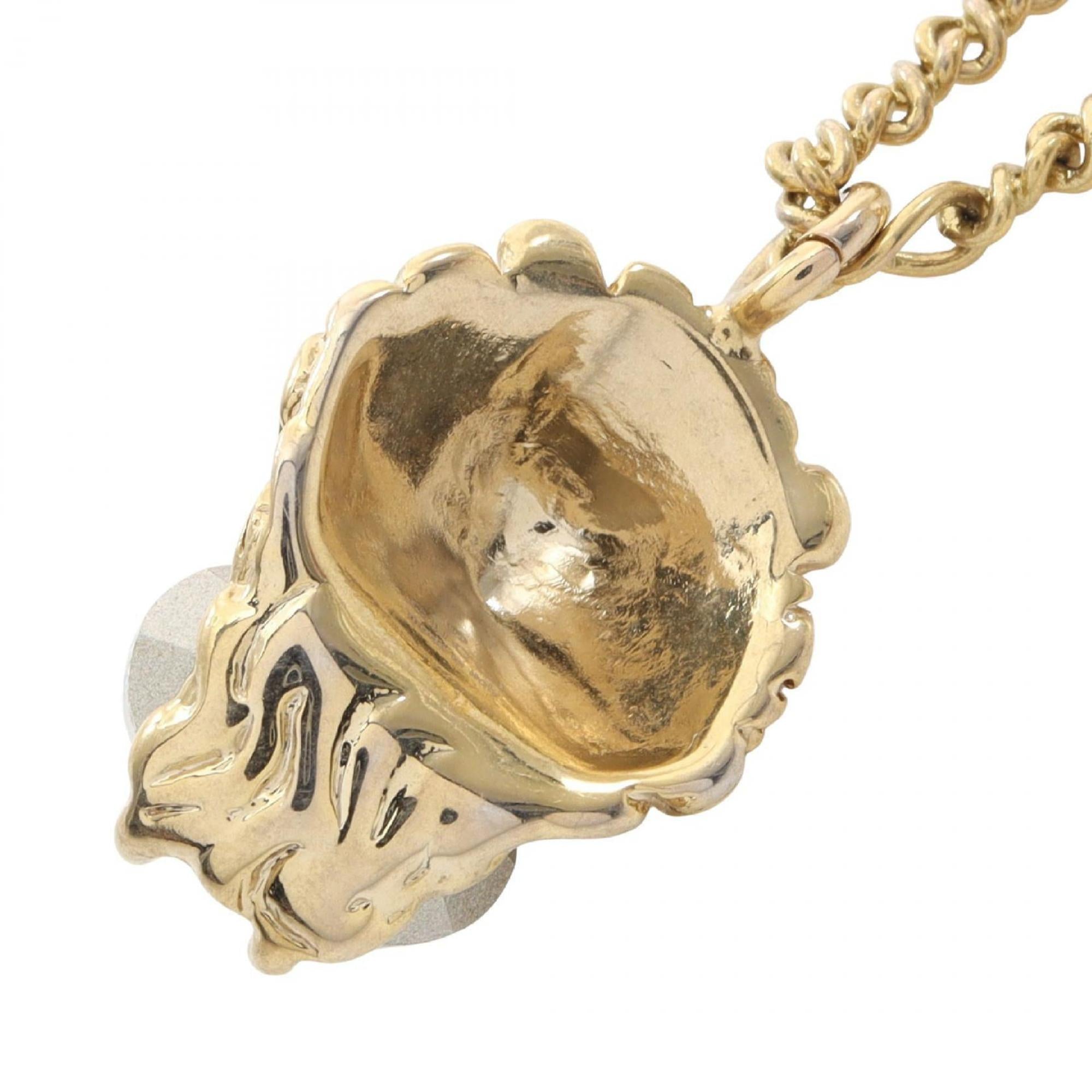 Pendant Necklace Gold With Crystal
