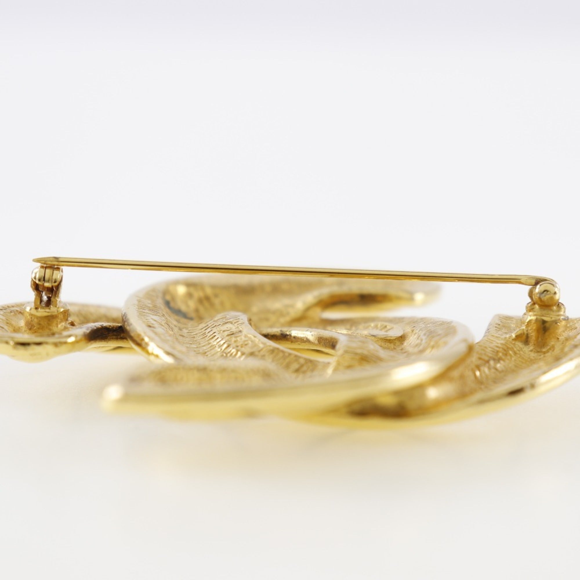 CC Logo Brooch Metal