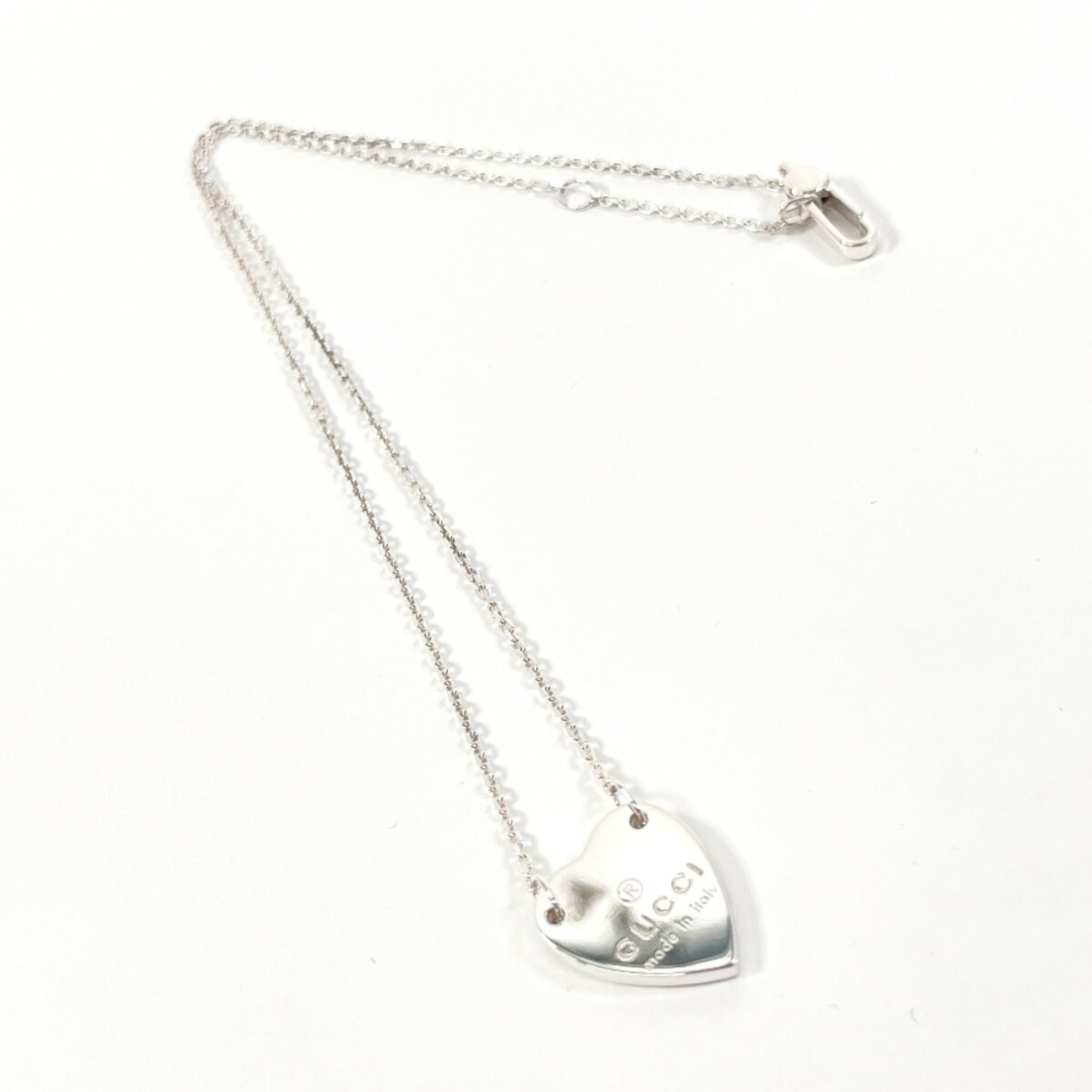 Trademark Heart Pendant Necklace Sterling Silver