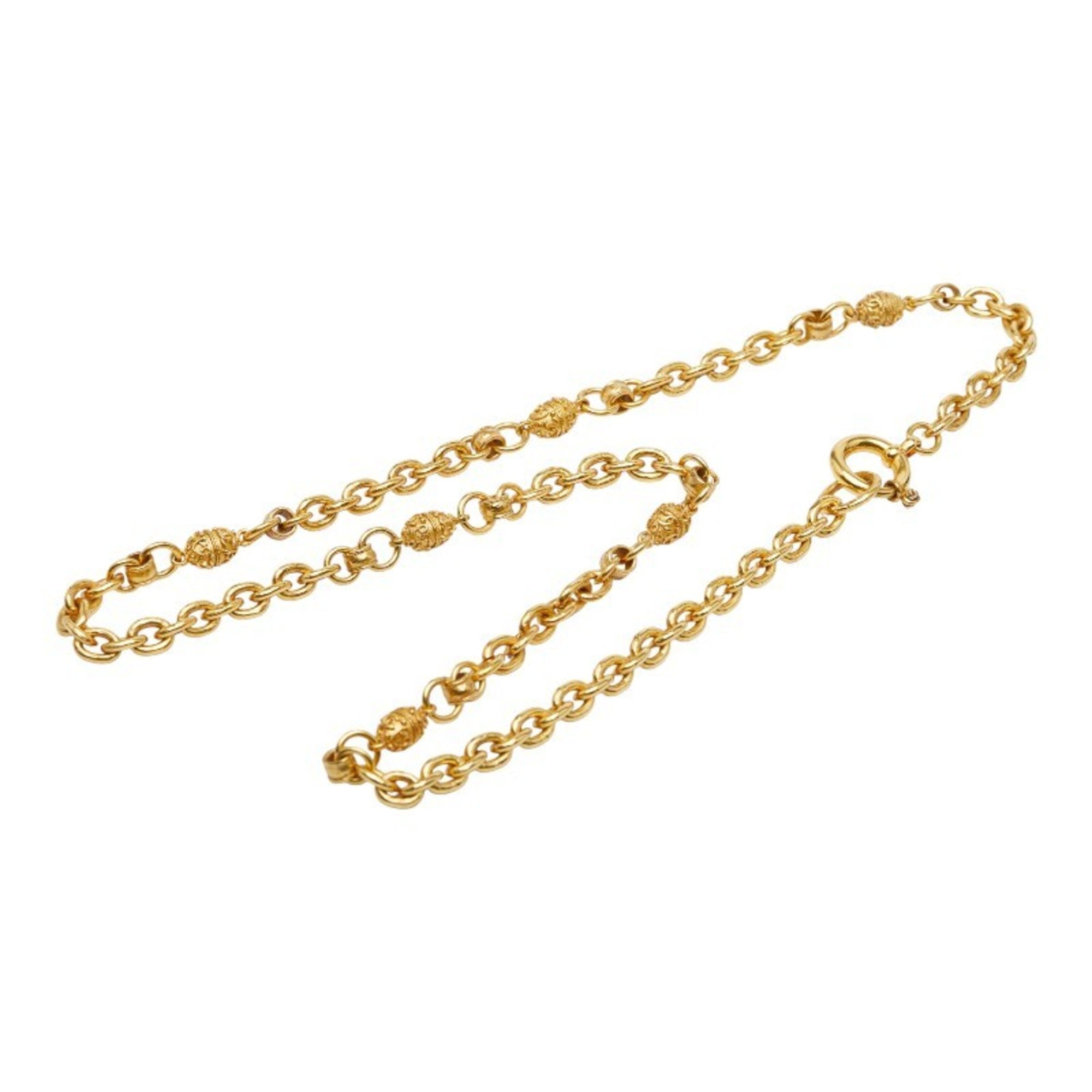 CC Logo Pendant Necklace Metal