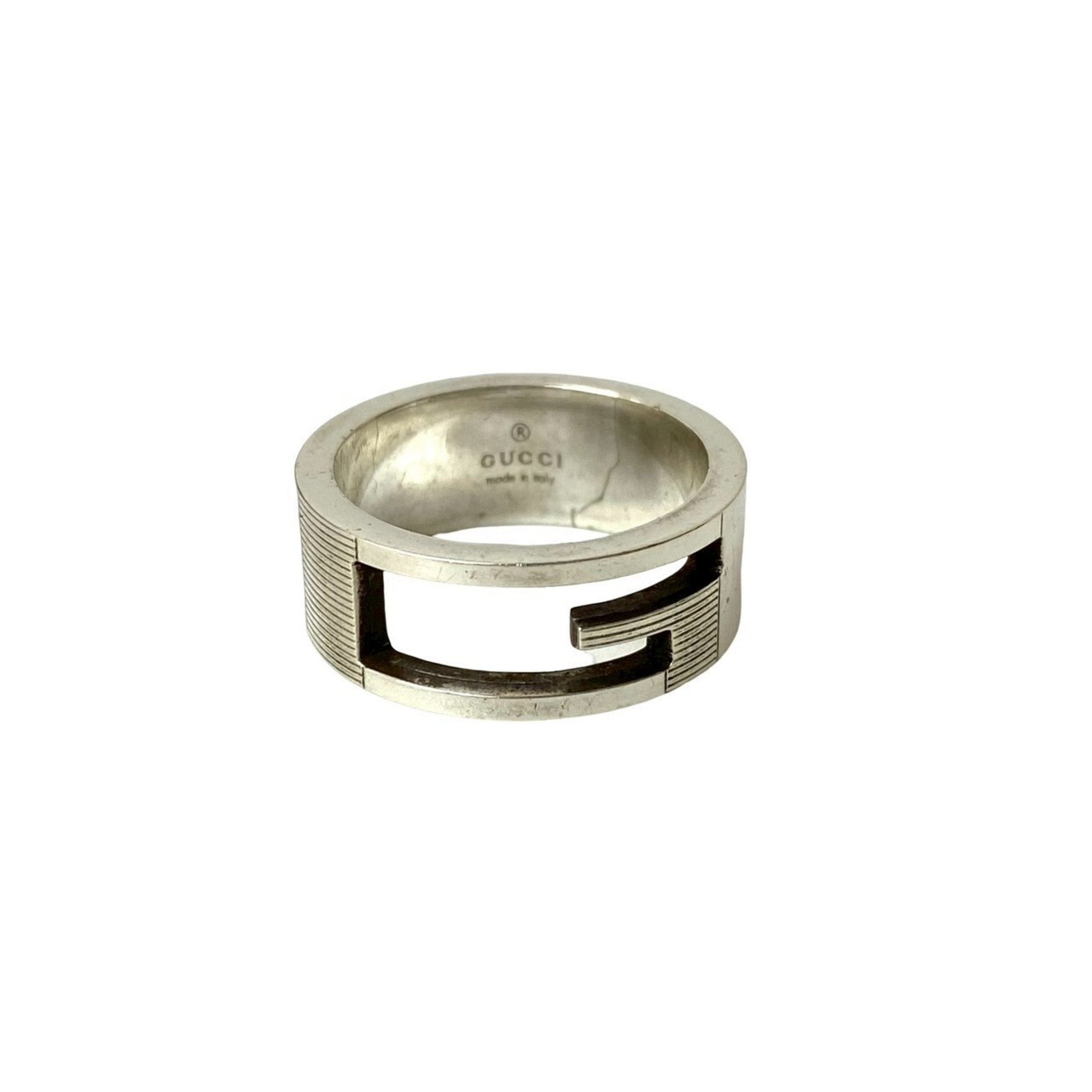 Square G Ring Sterling Silver