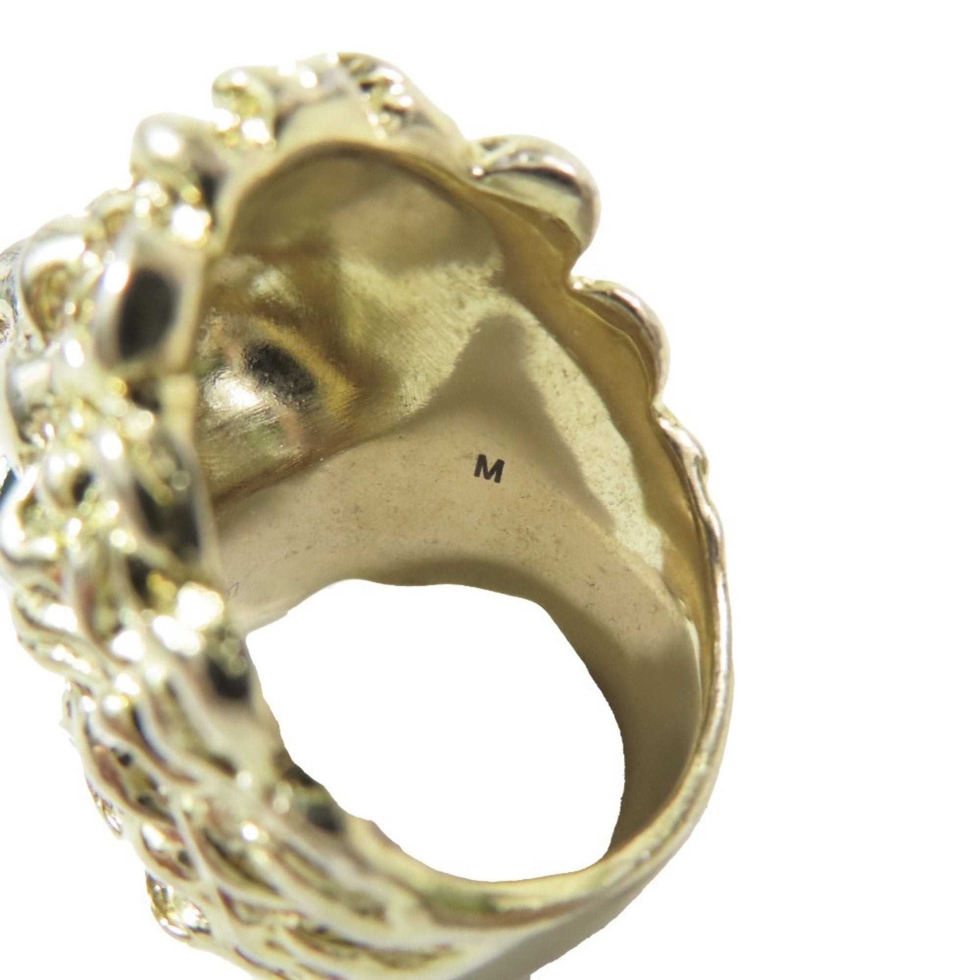 Band Ring Gold with Crystal