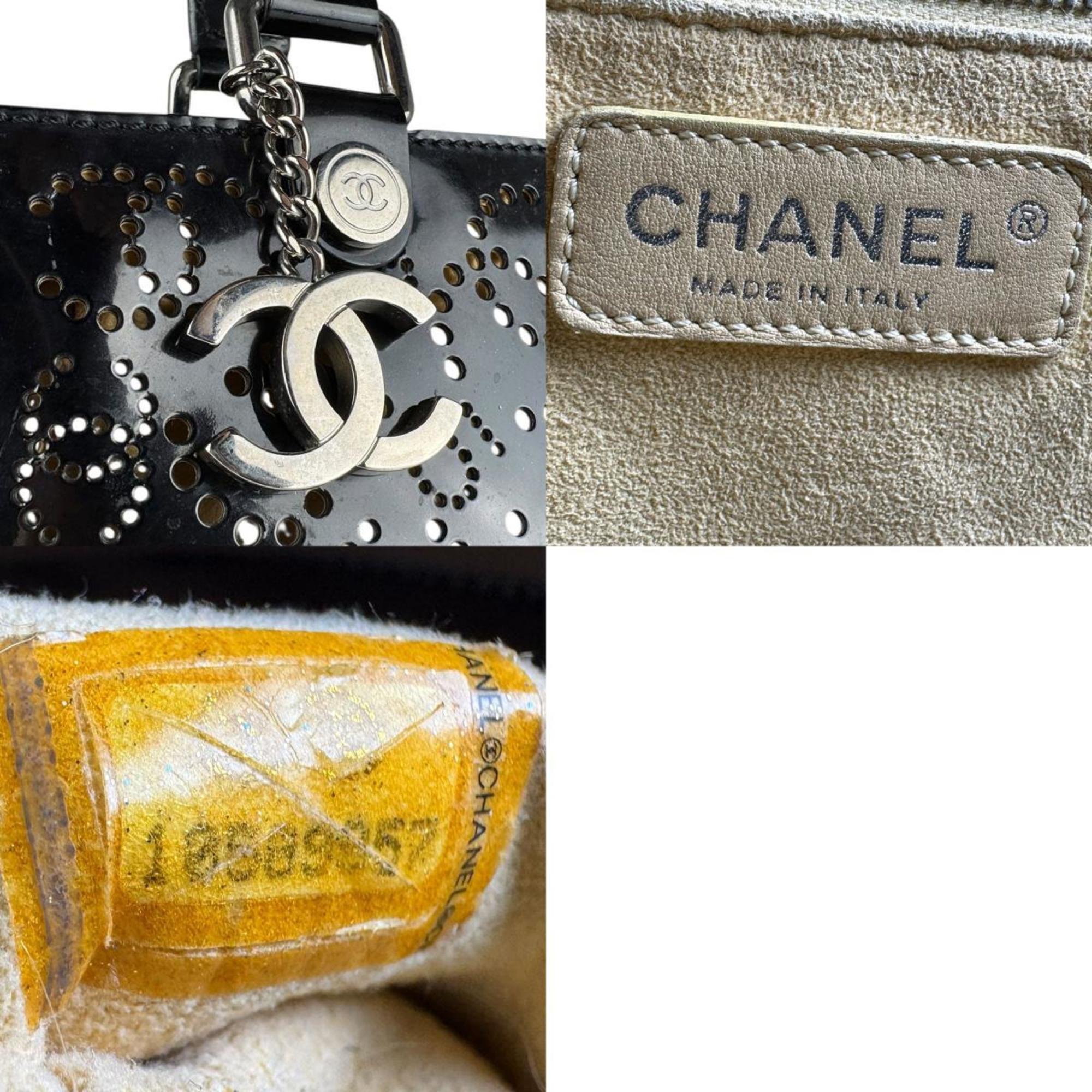 CC No.5 Shopping Tote Perforated Patent Medium