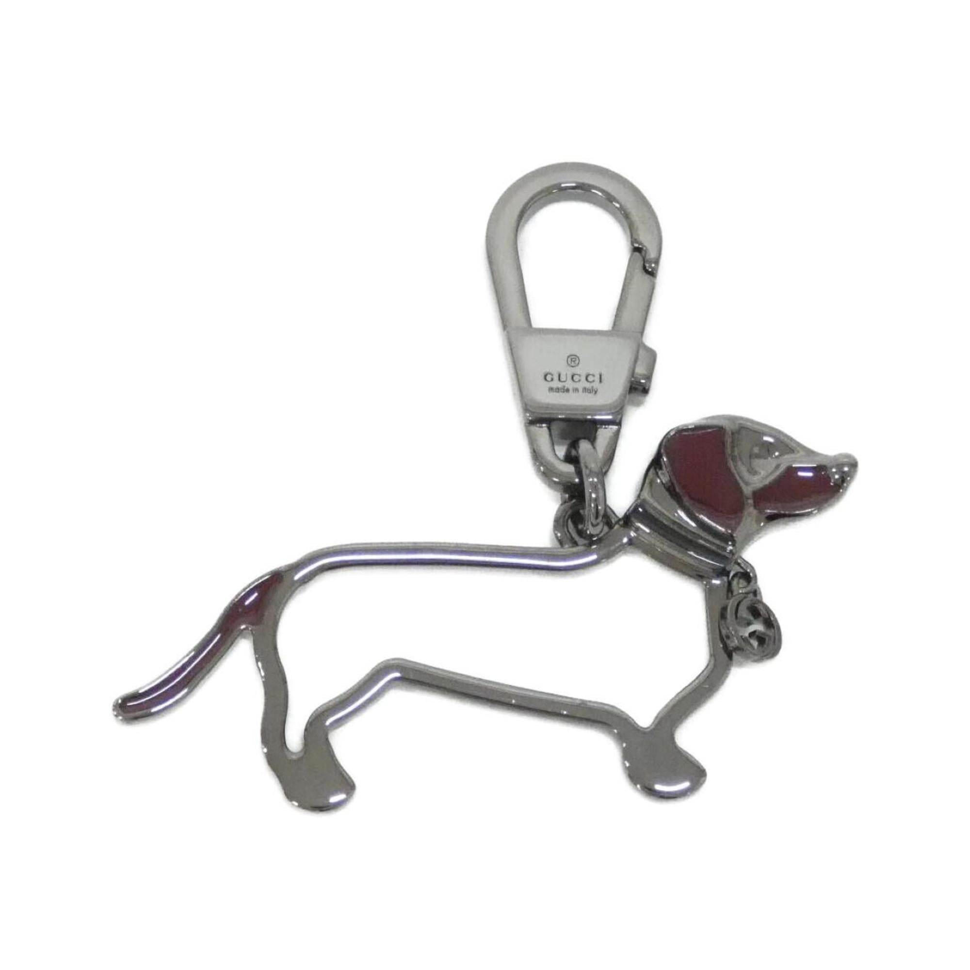 Bag Charm Bordeaux and Silver Handbag Charm