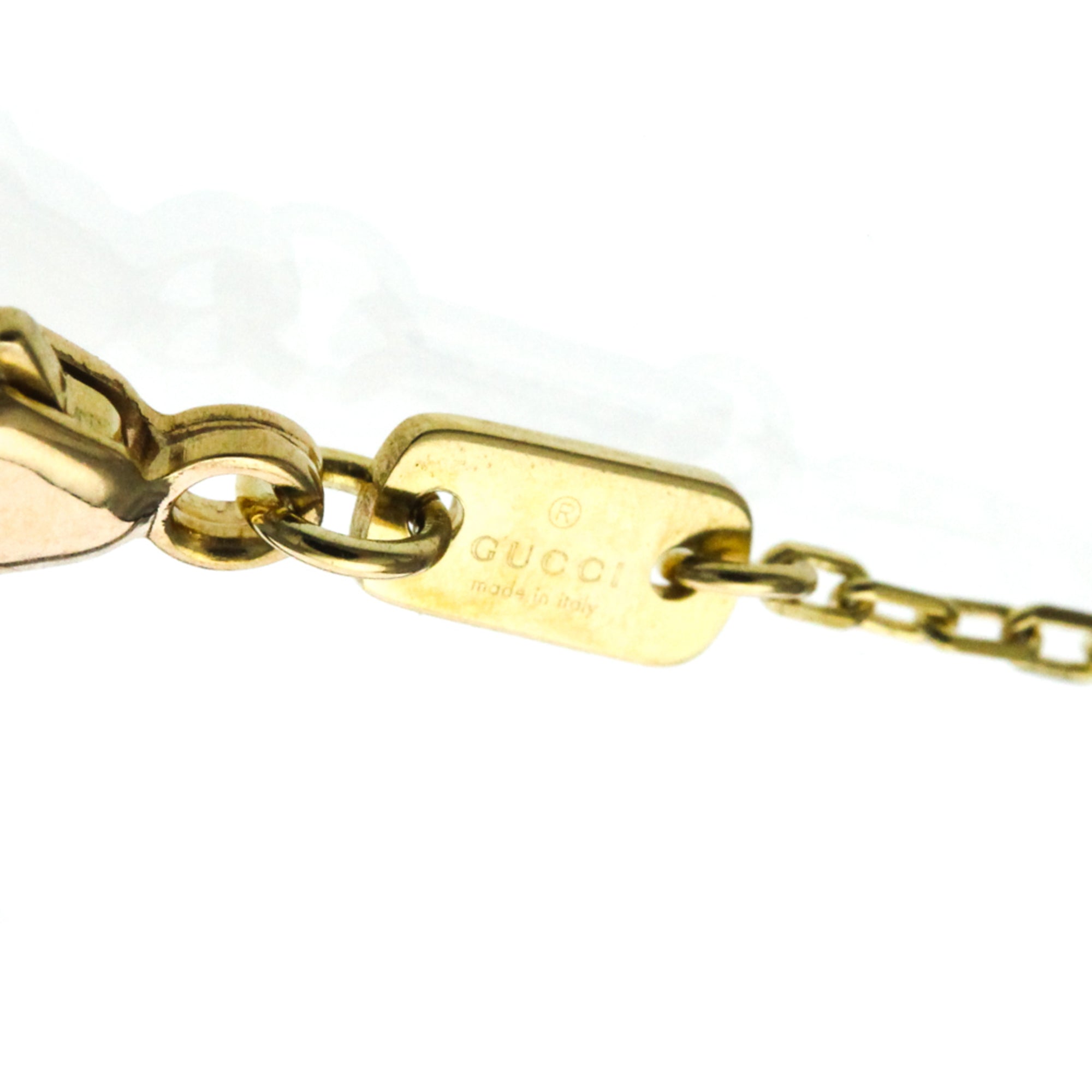 Pendant Necklace 18K Yellow Gold with Topaz