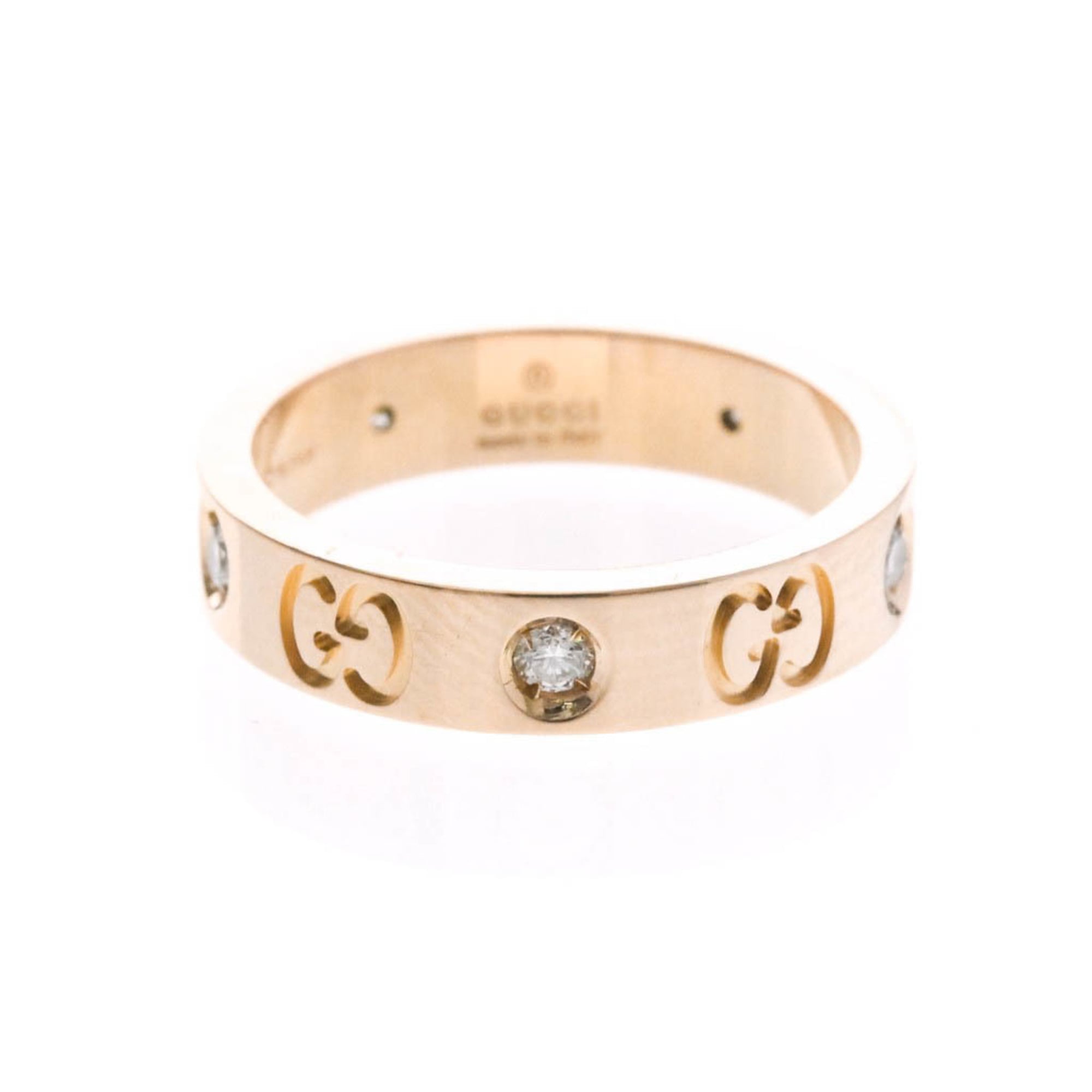 Ring 18K Rose Gold with Diamond
