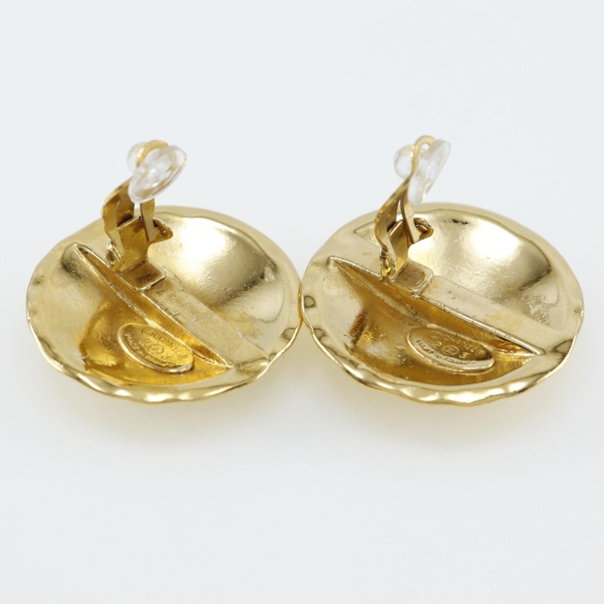 CC Logo Clip-On Earrings Metal