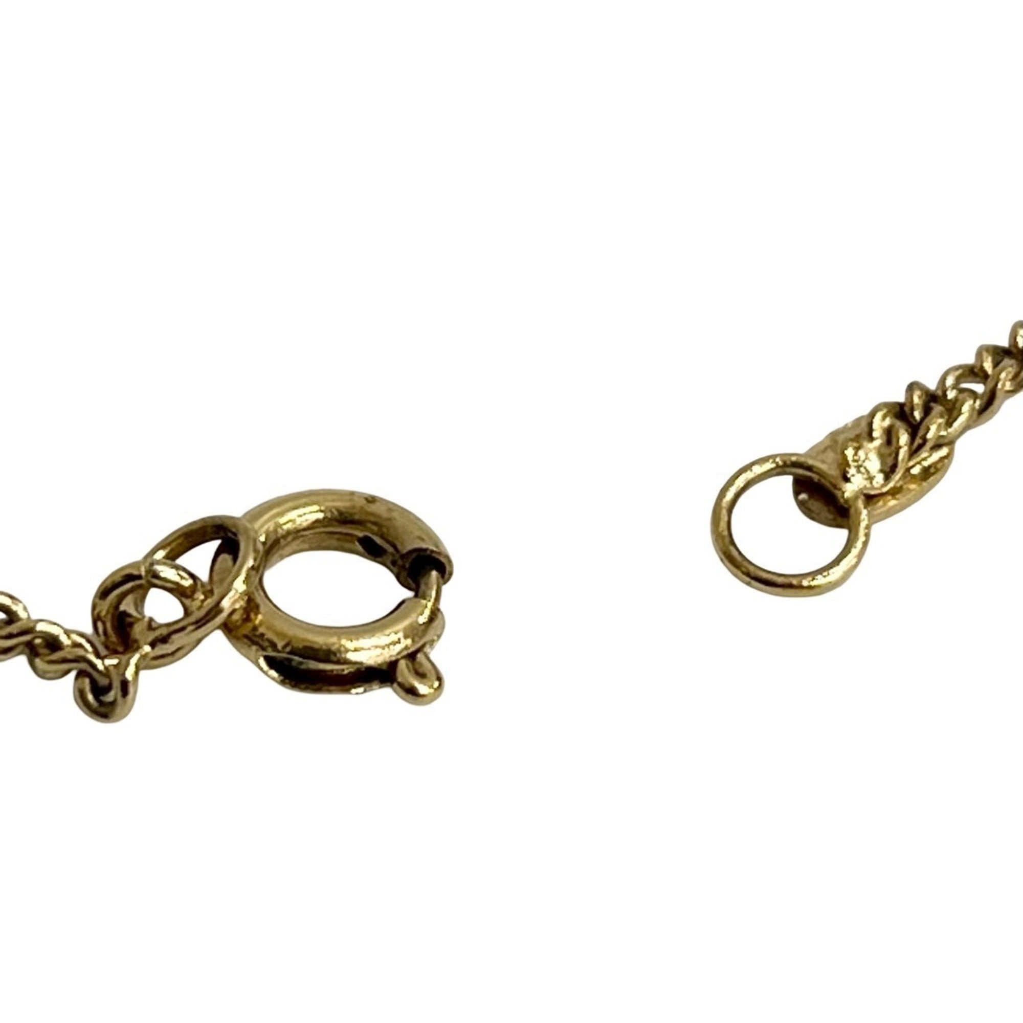 CC Logo Chain Pendant Necklace Metal