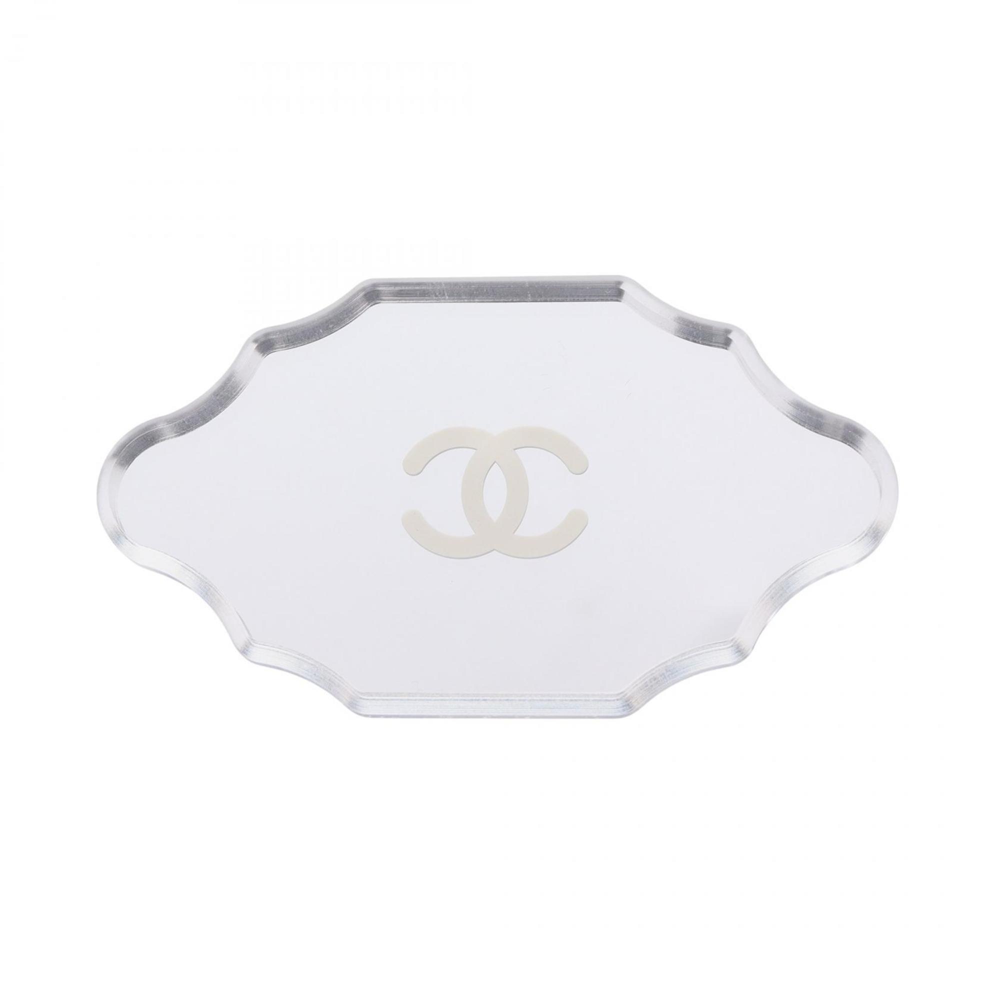 CC Logo Brooch Sterling Silver