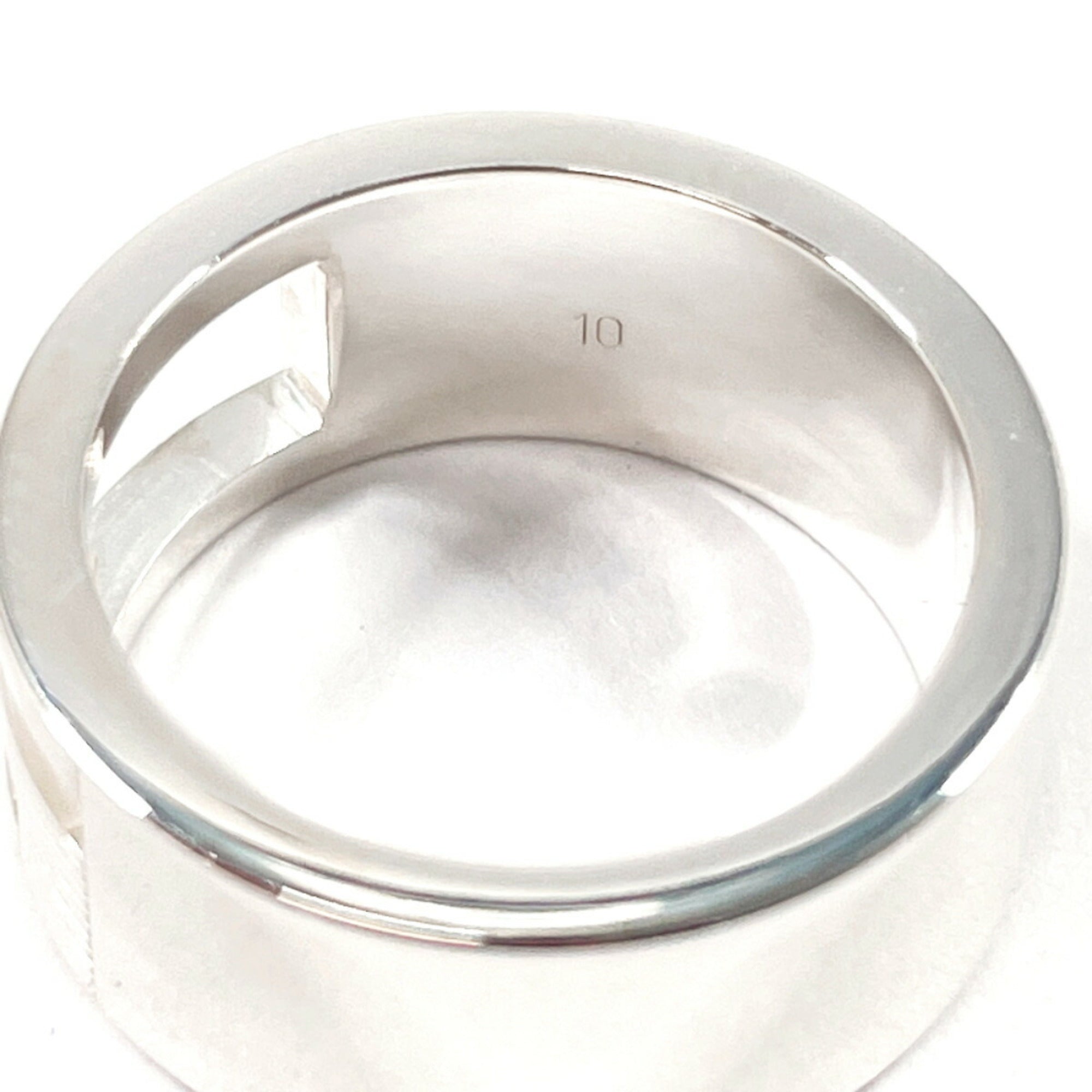 Cutout G Band Ring Sterling Silver
