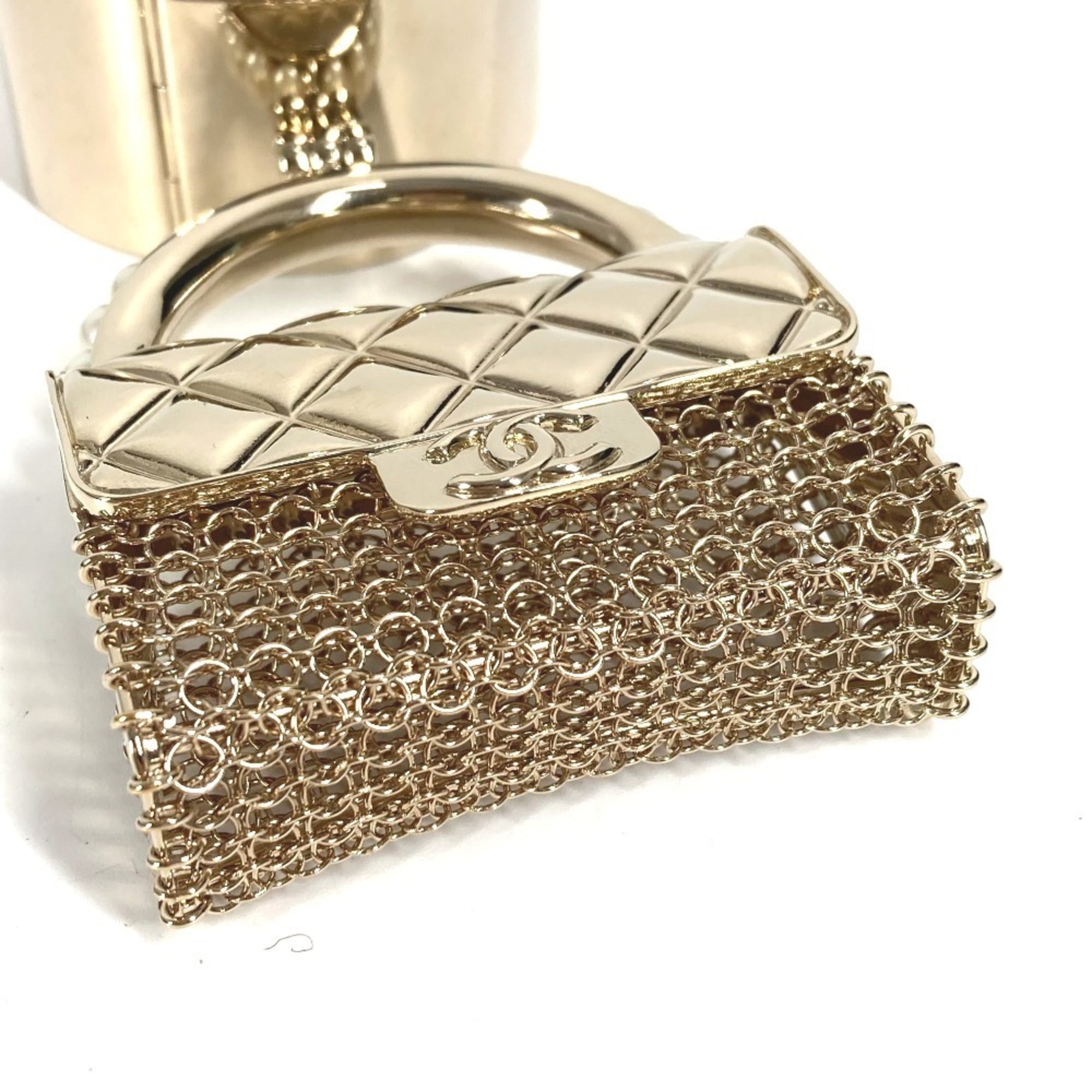 CC Logo Bracelet Gold-Tone Metal