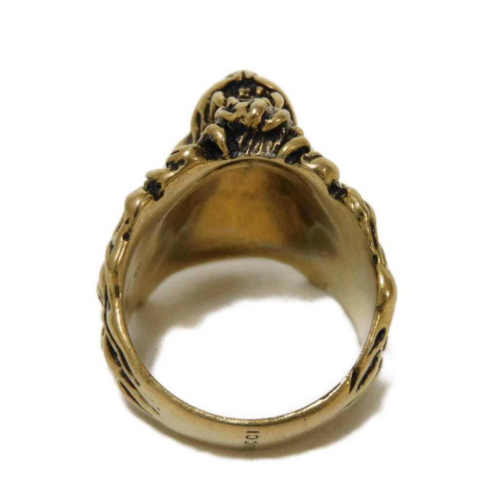 Lion Head Ring Gold