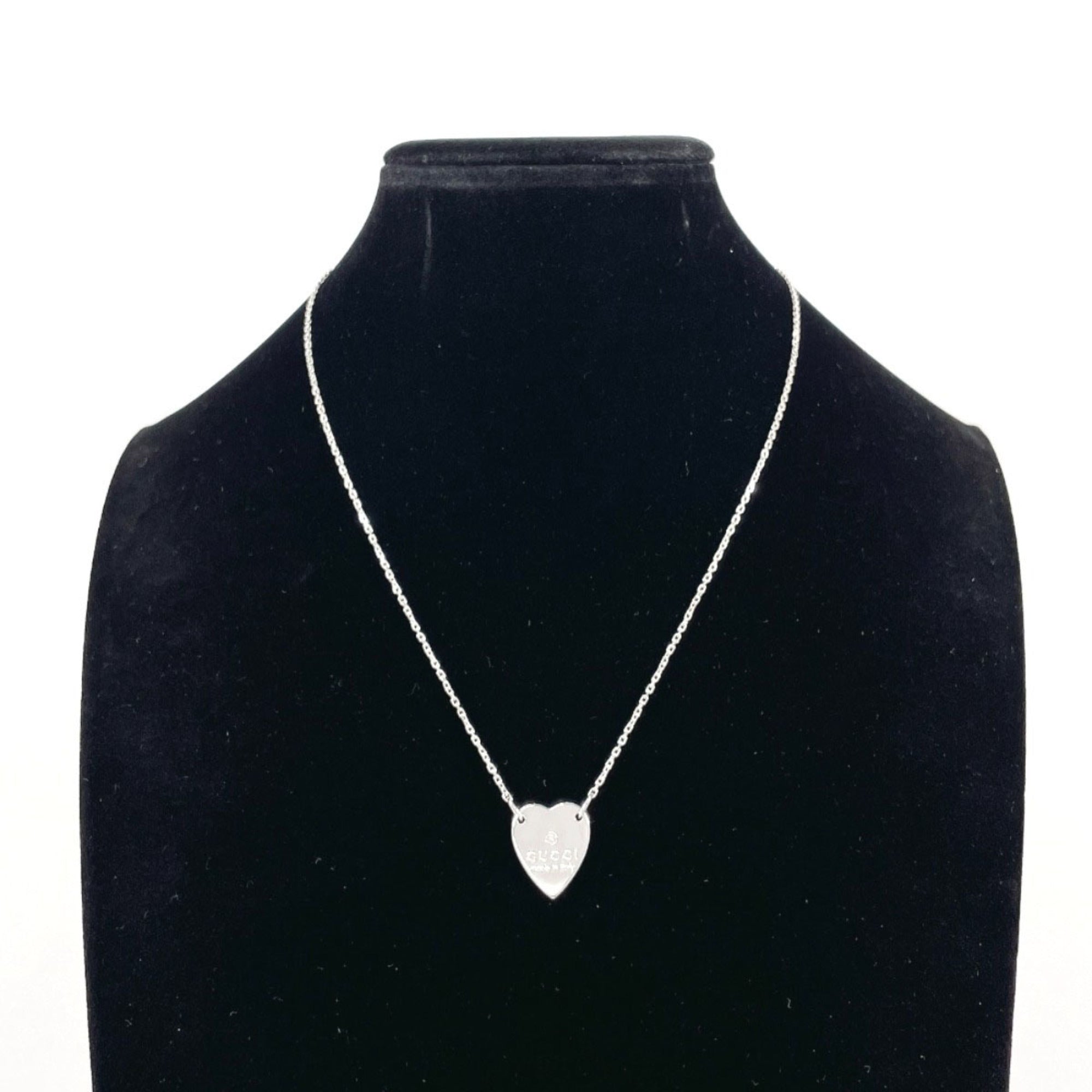 Trademark Heart Pendant Necklace Sterling Silver
