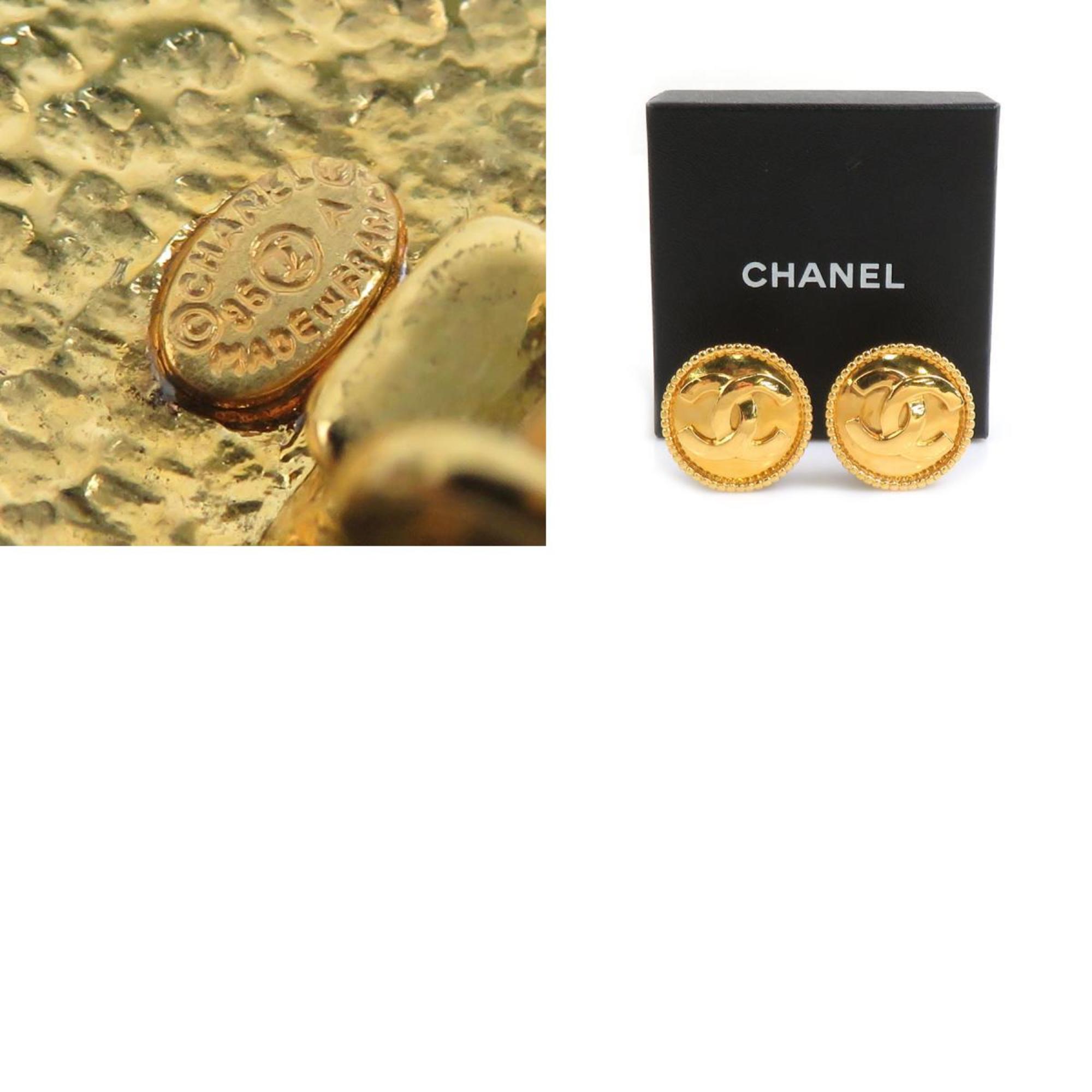 Clip-On Earrings Clip-On Gold-Tone Metal