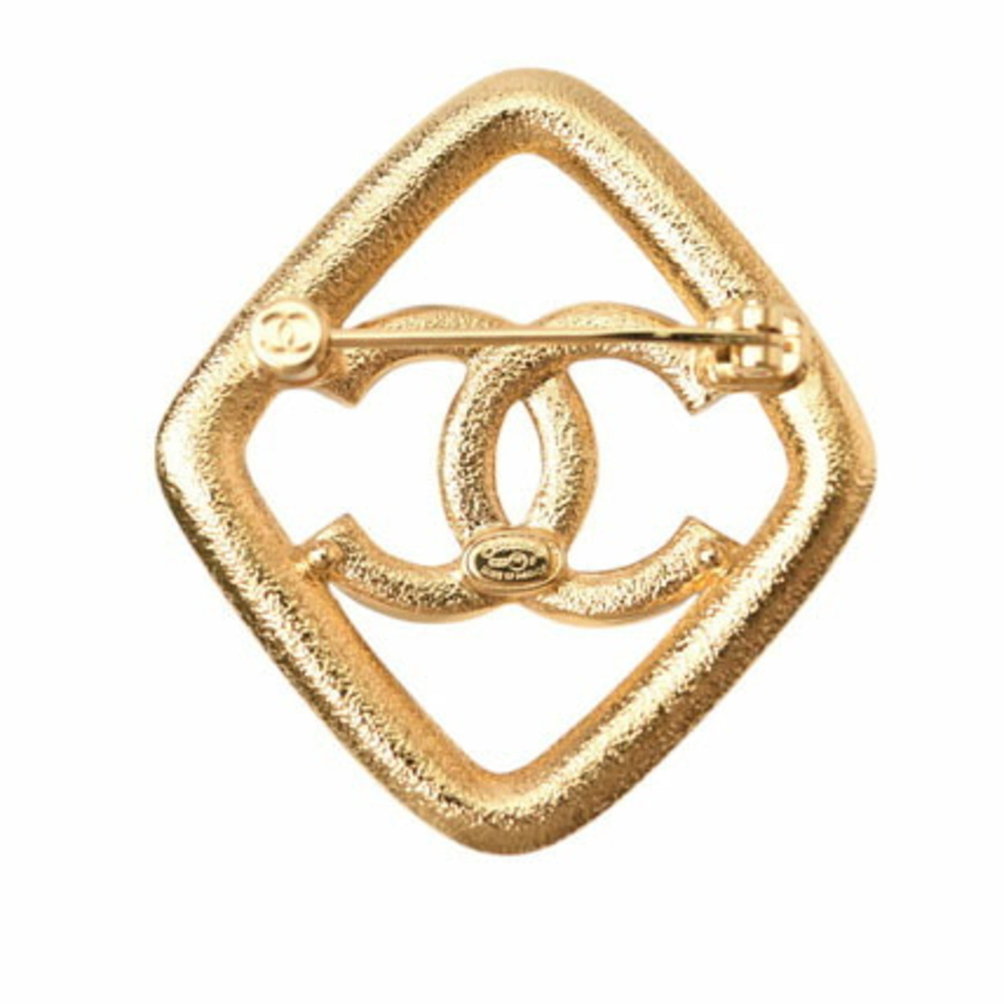 CC Logo Brooch Metal