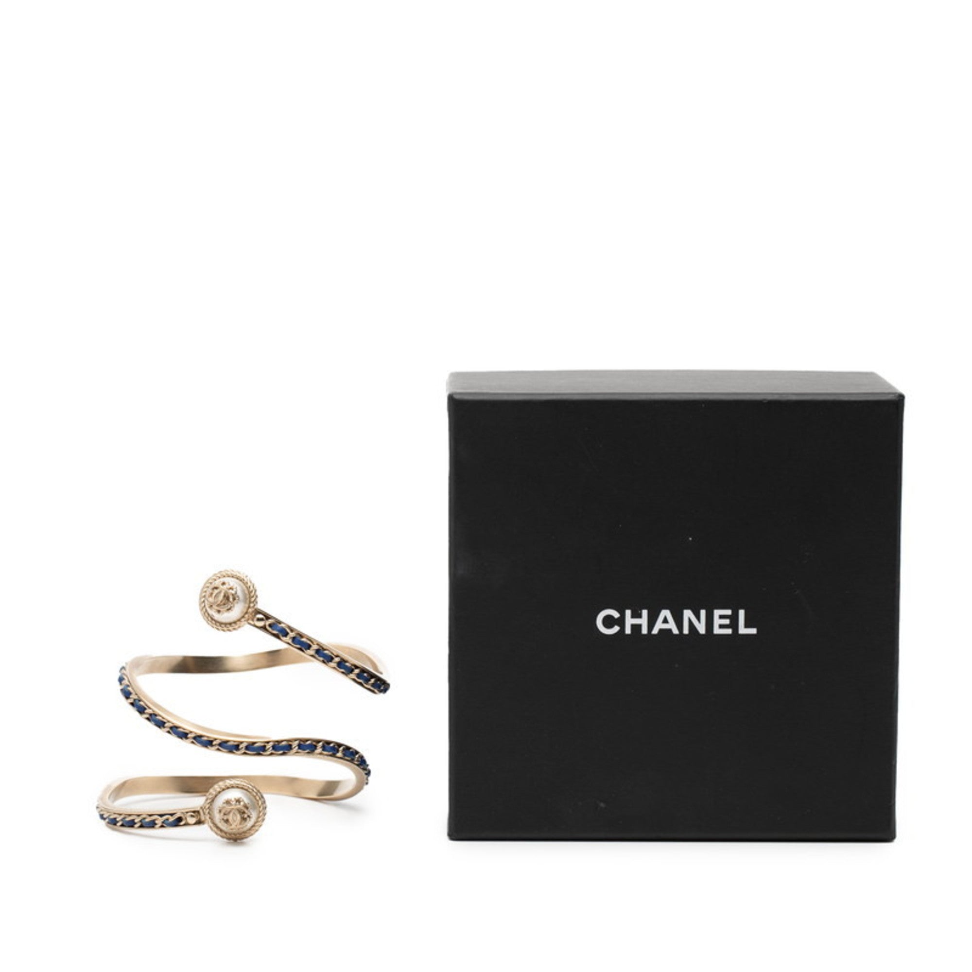 CC Logo Bracelet Gold-Tone Metal