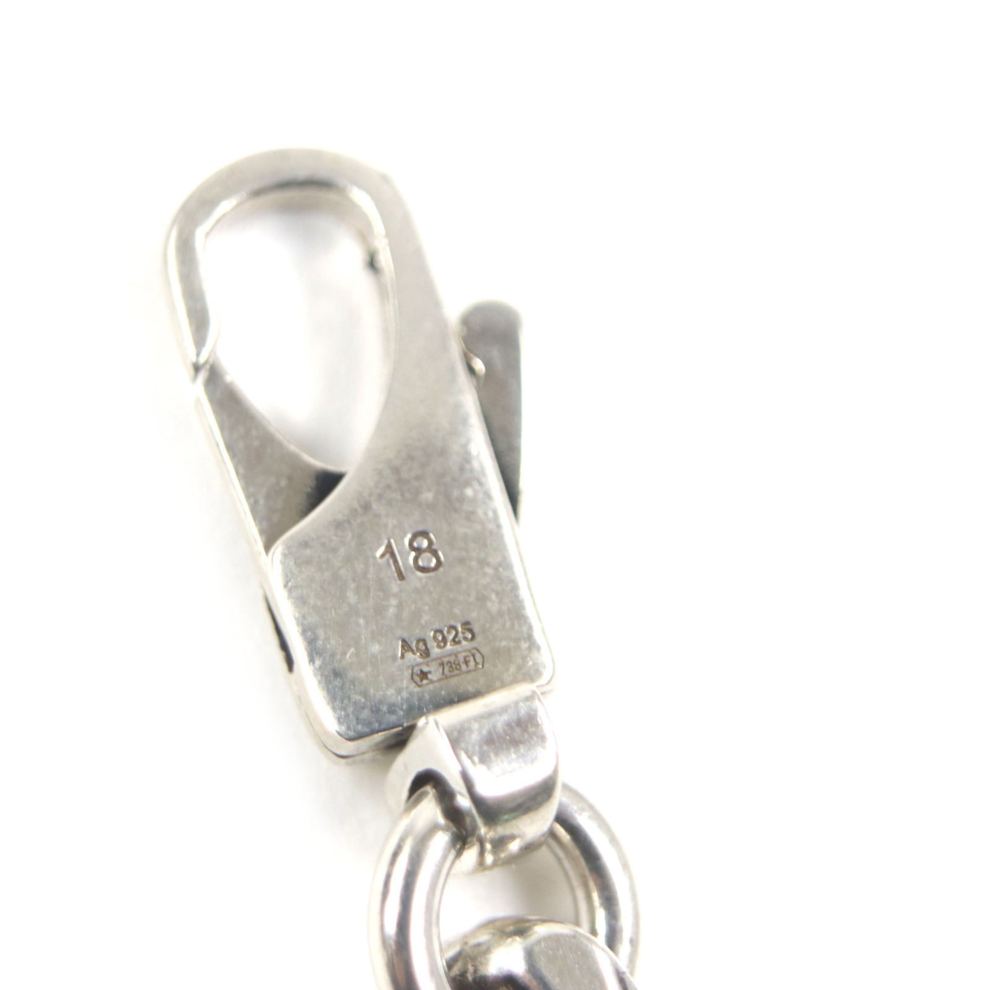 GG Bee Engraved Bracelet Sterling Silver