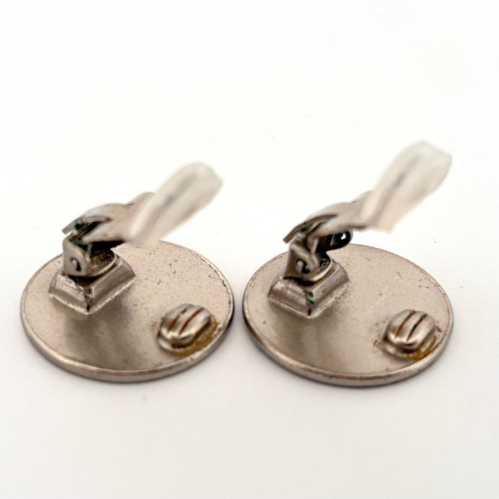 CC Logo Clip-On Earrings Metal