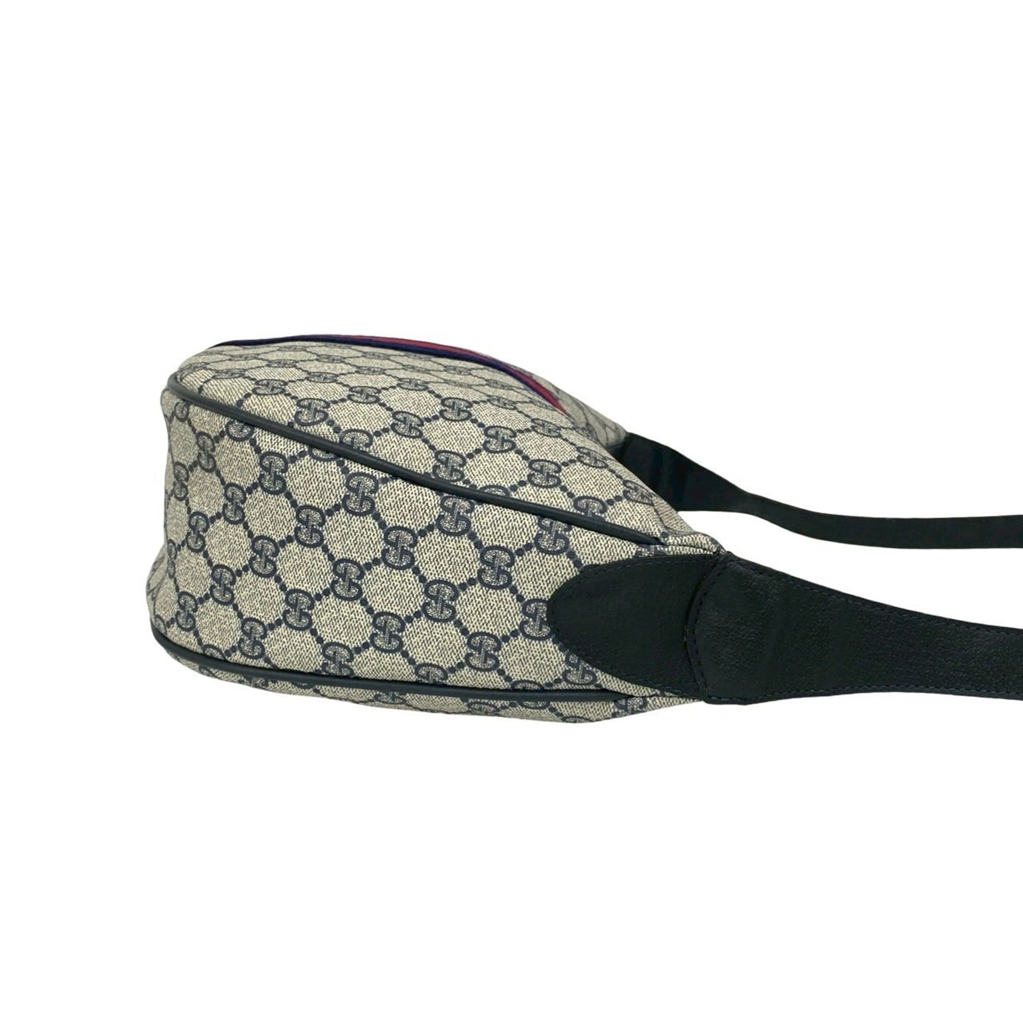 Ophidia Half Moon Hobo GG Coated Canvas Small