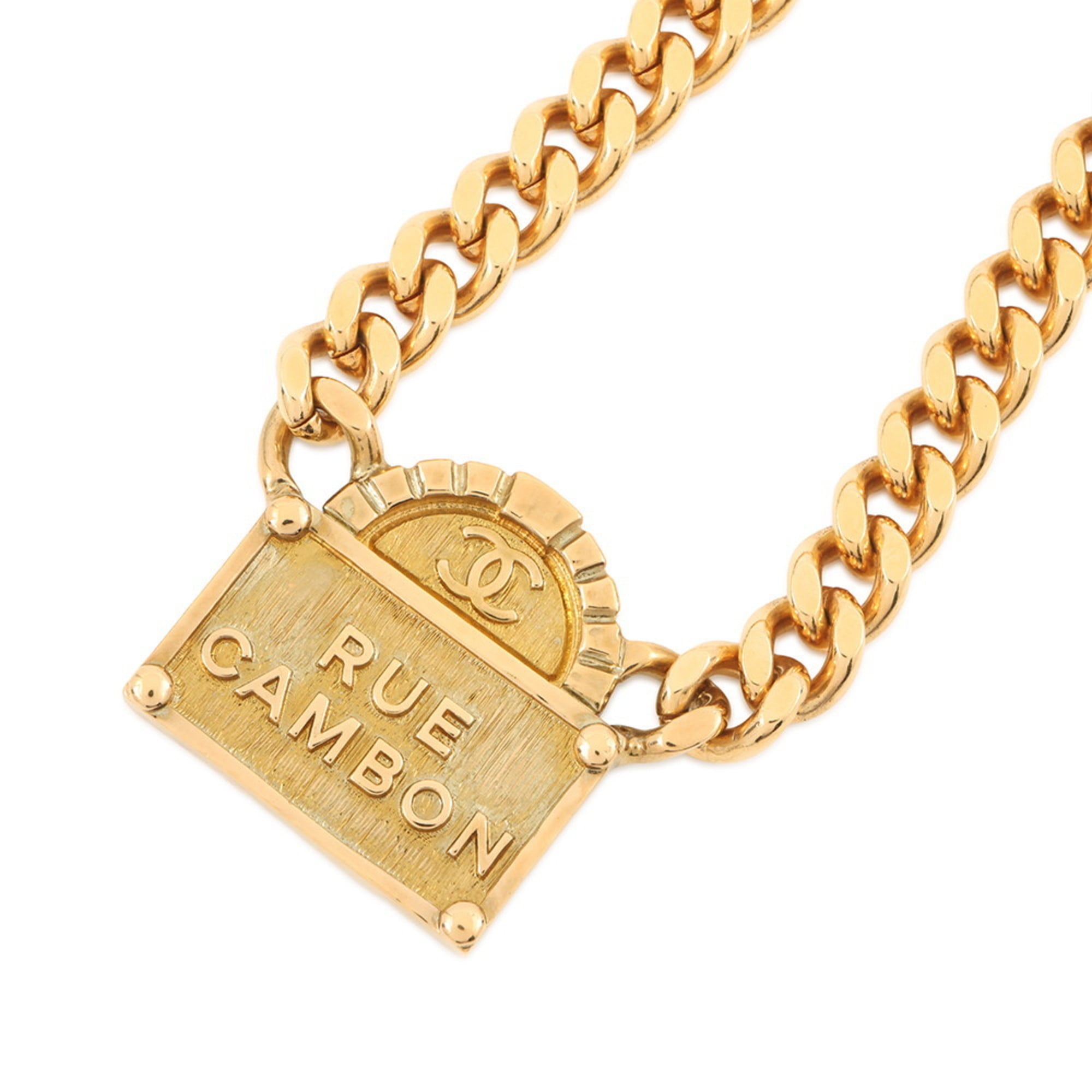 Rue Cambon Pendant Necklace Metal