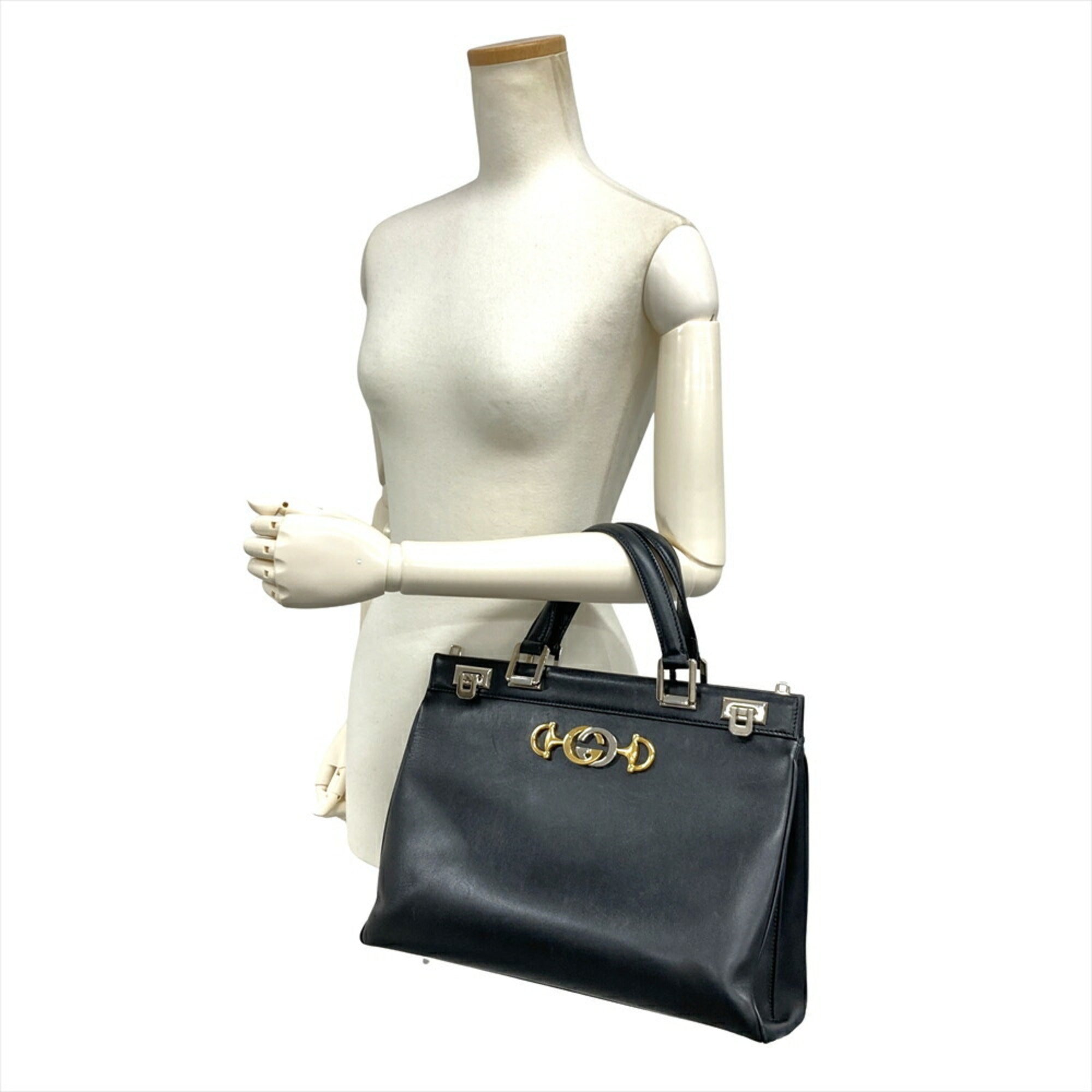 Zumi Top Handle Bag Leather Medium