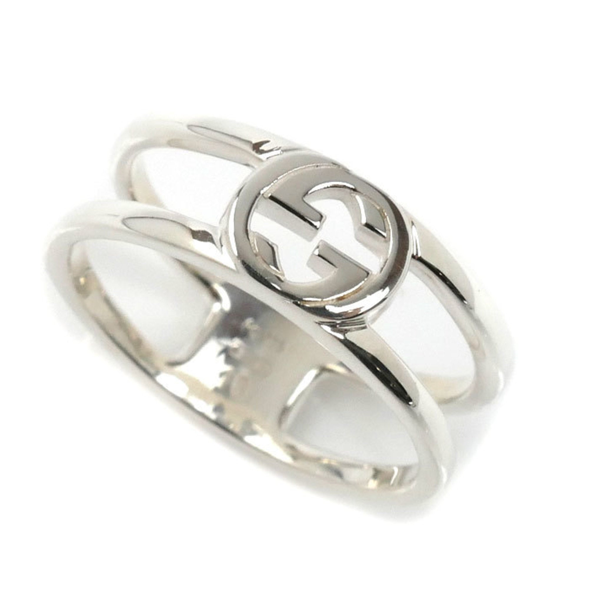 Interlocking G Ring Sterling Silver