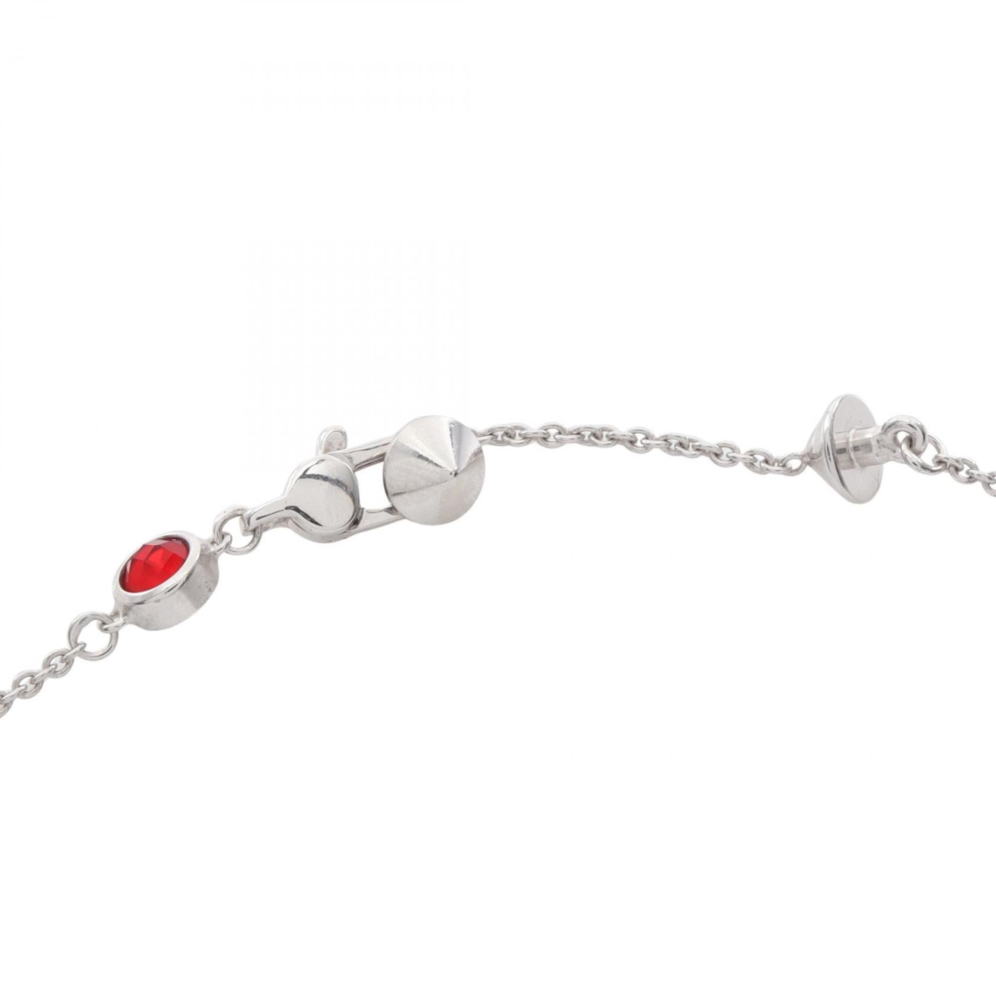 Heart Pendant Necklace Sterling Silver Red