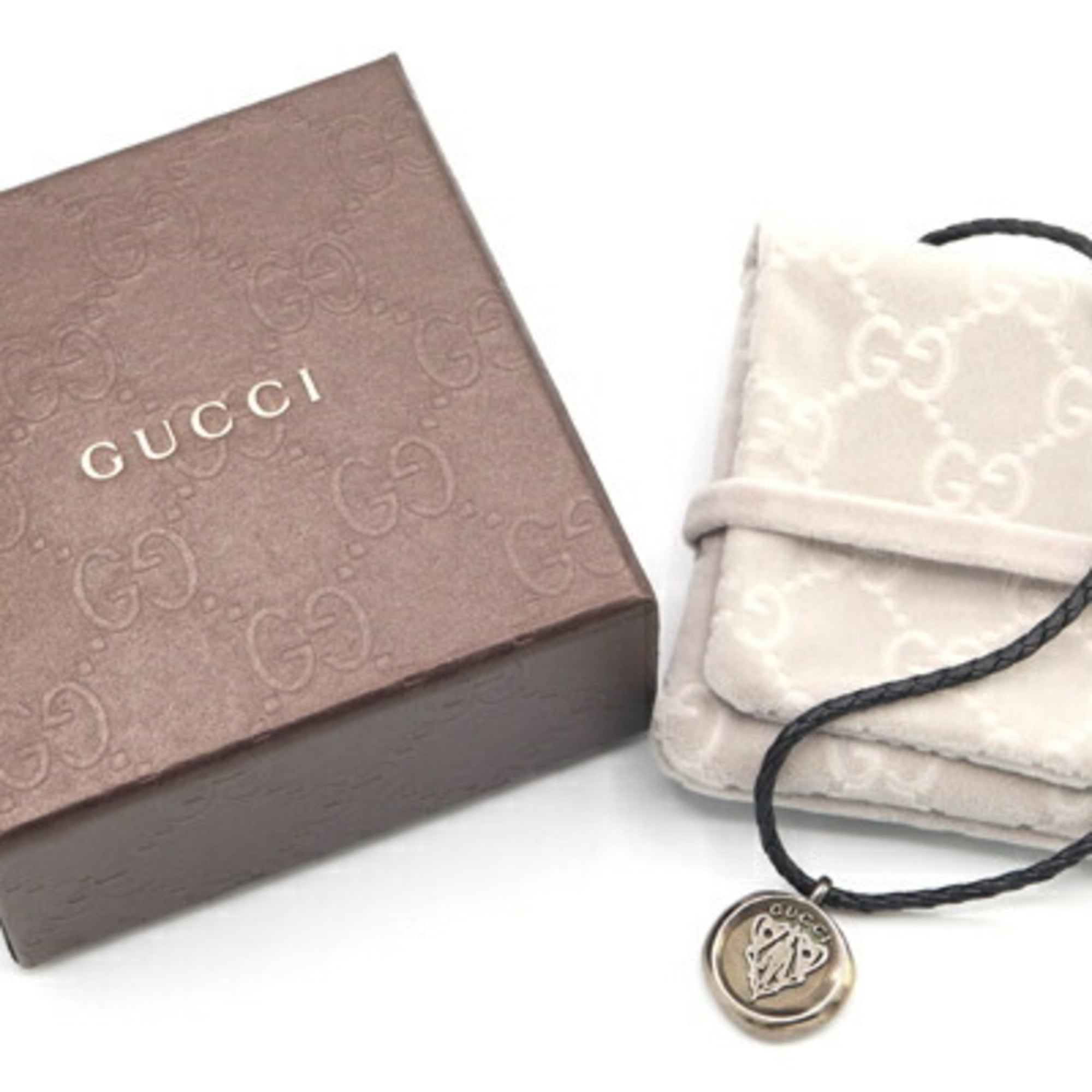 Crest Coin Pendant Necklace Sterling Silver