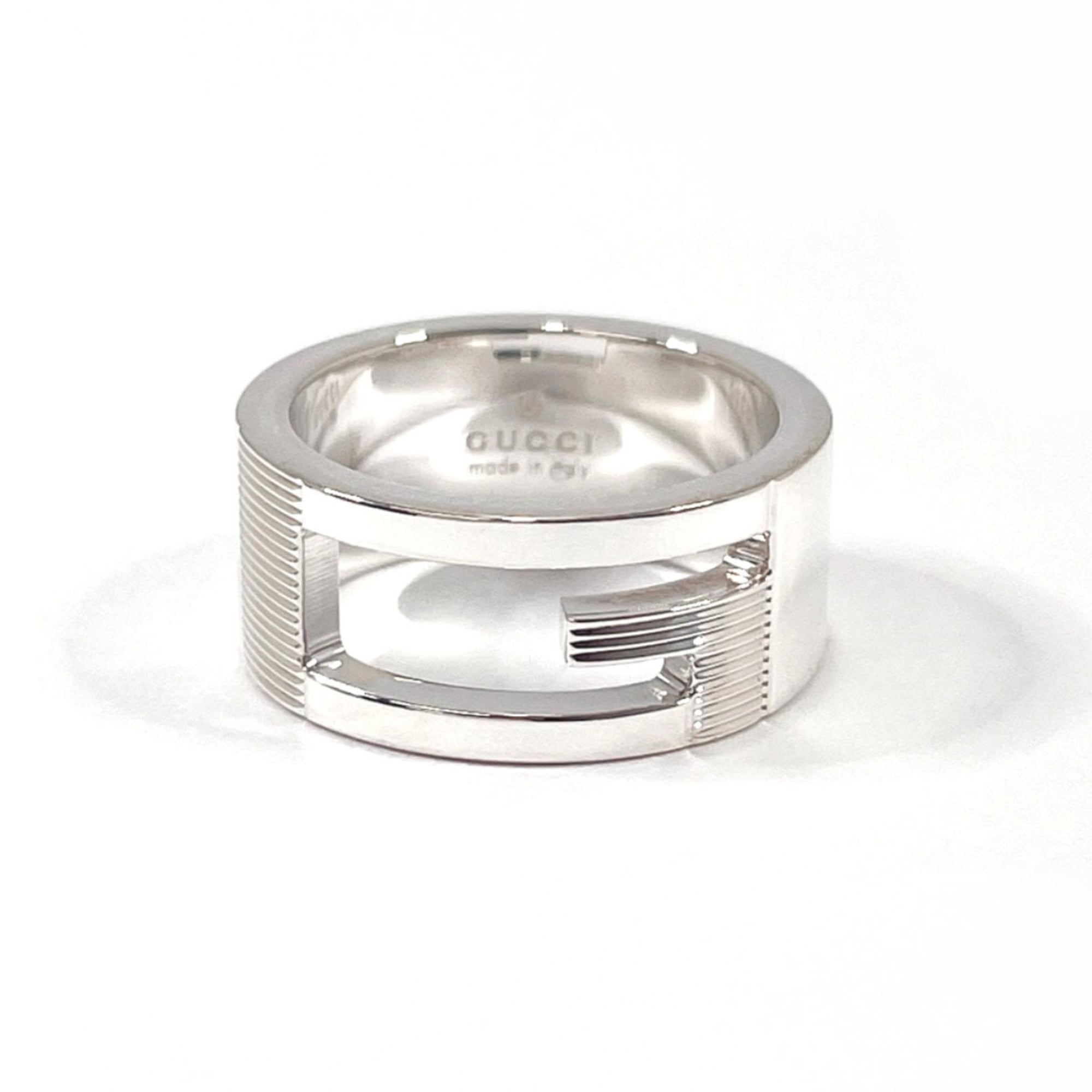 Cutout G Ring Sterling Silver
