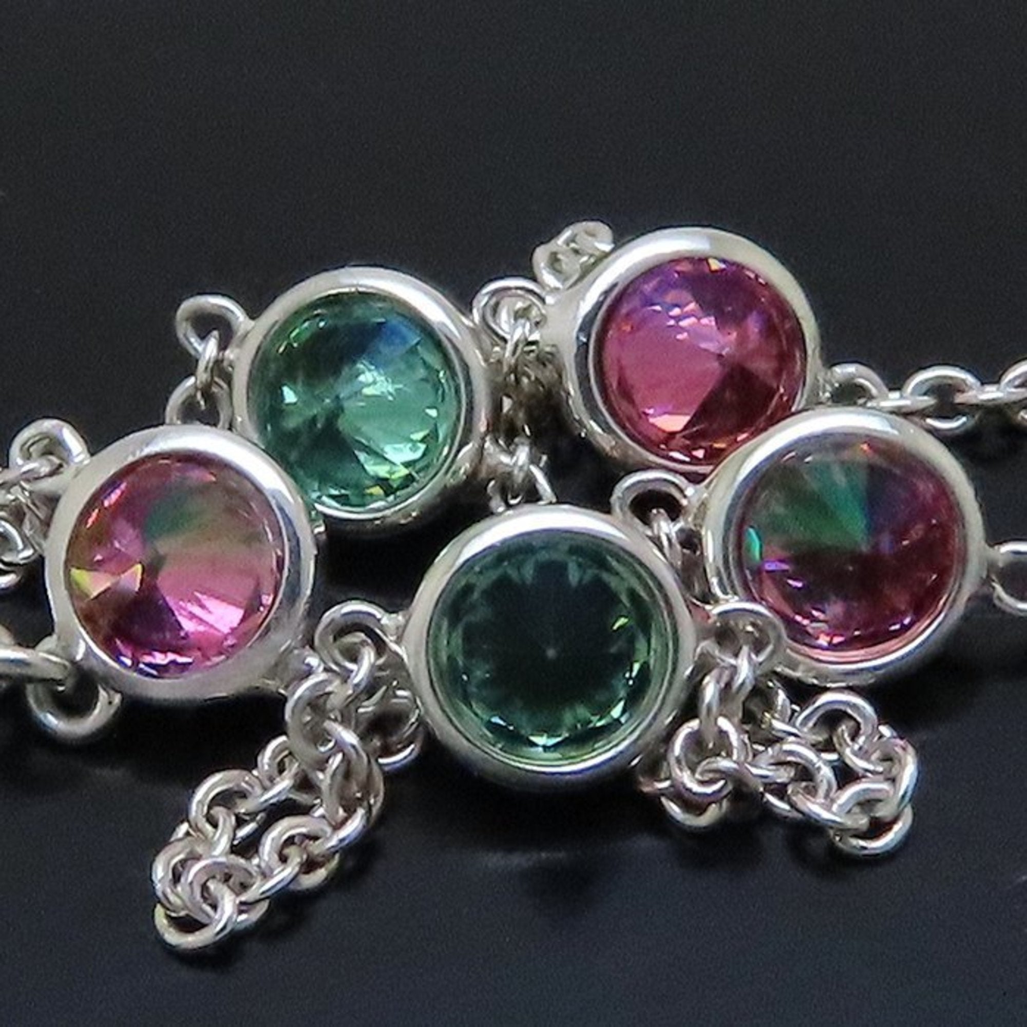 Blind For Love Bracelet Sterling Silver With Cubic Zirconia