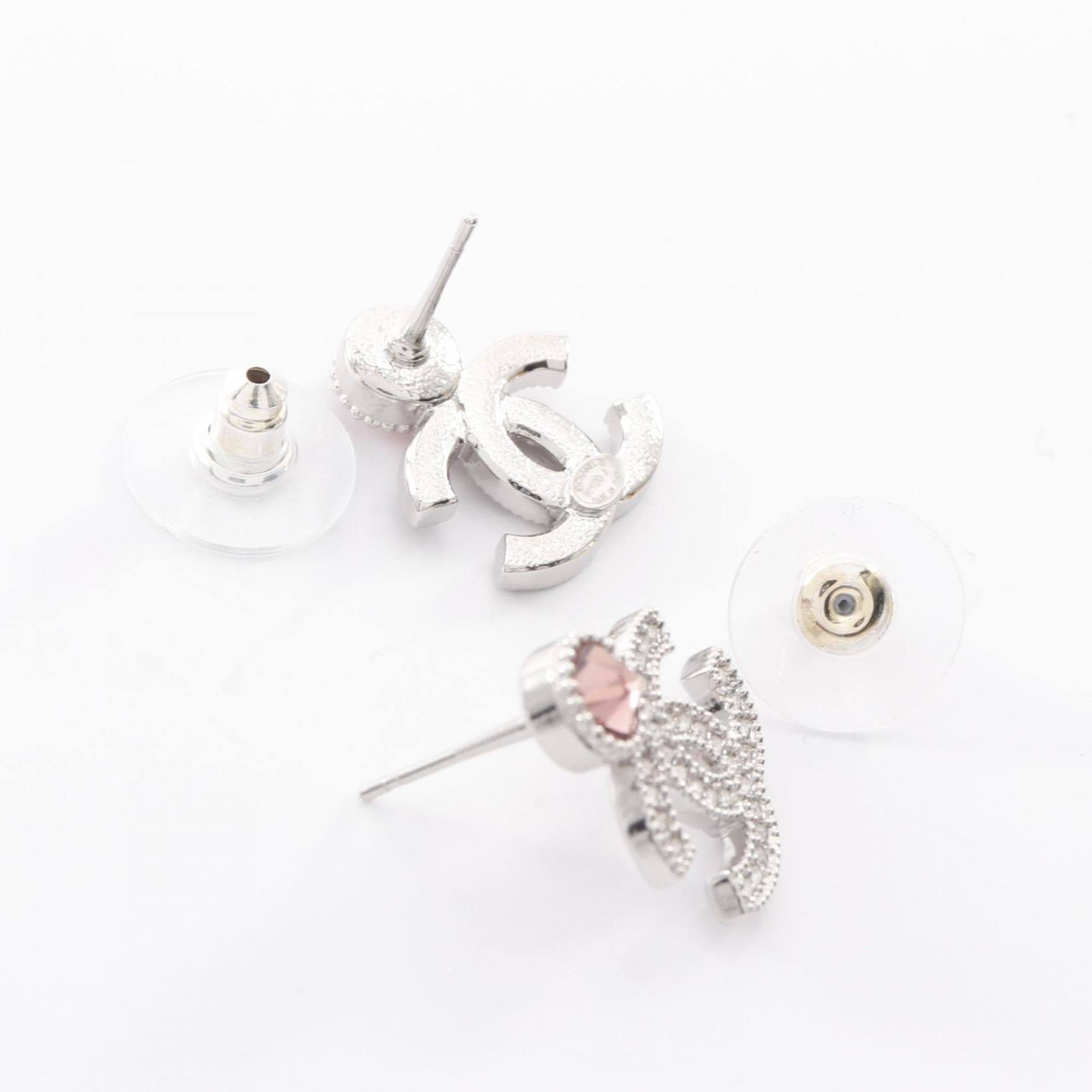 CC Logo Earrings Sterling Silver
