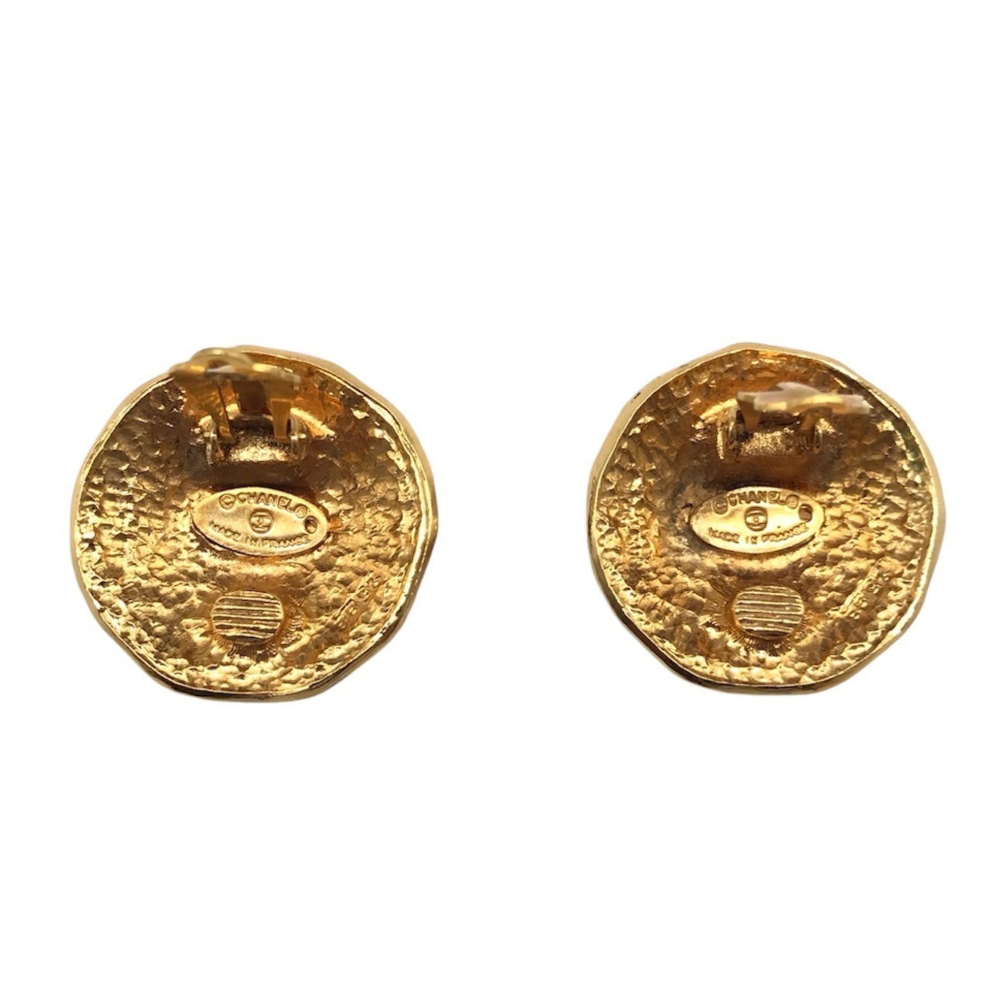 Clip-On Earrings Clip-On Gold-Tone Metal