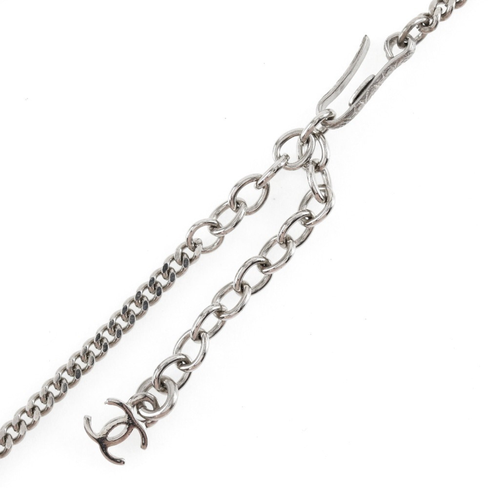 CC Logo Pendant Necklace Metal