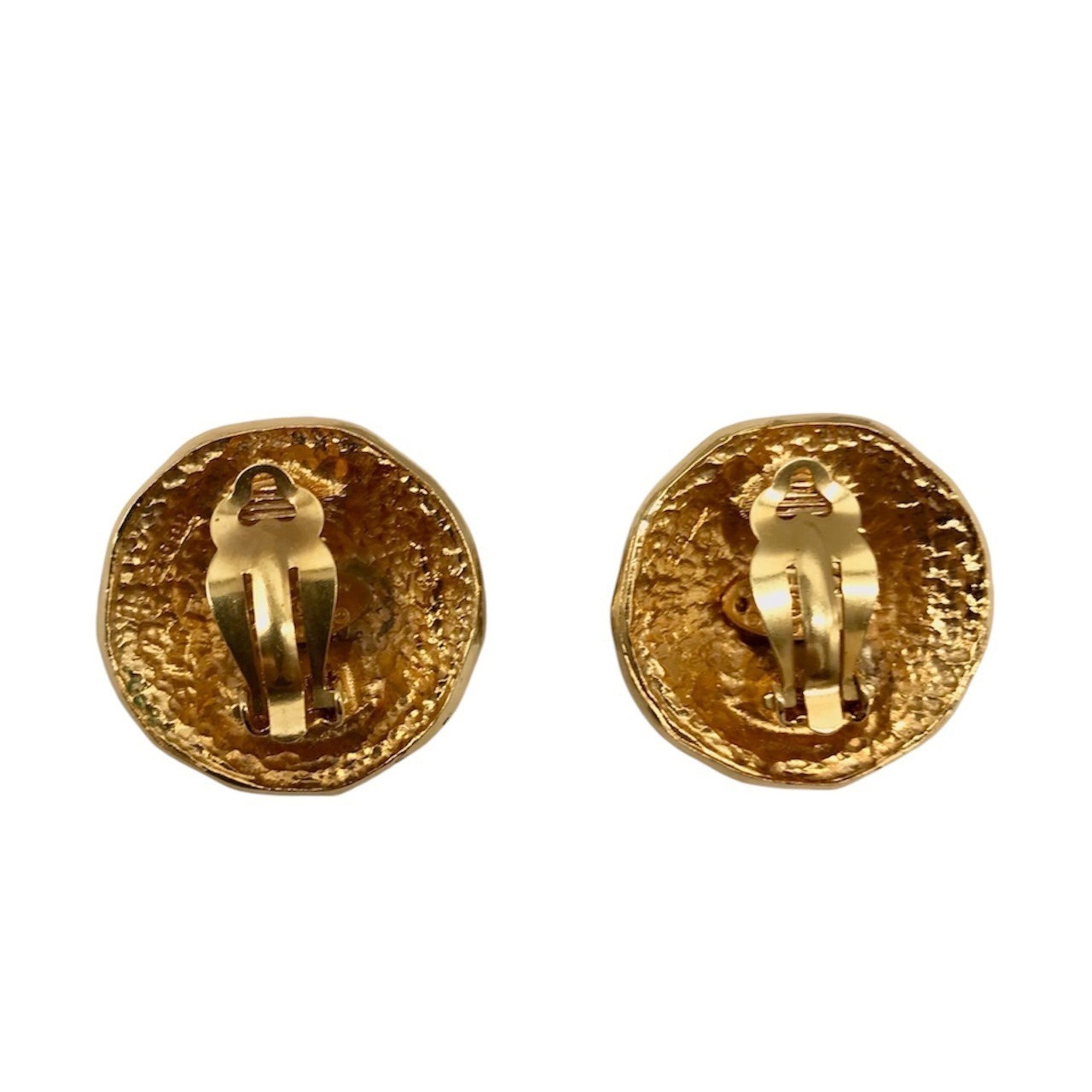 Clip-On Earrings Clip-On Gold-Tone Metal