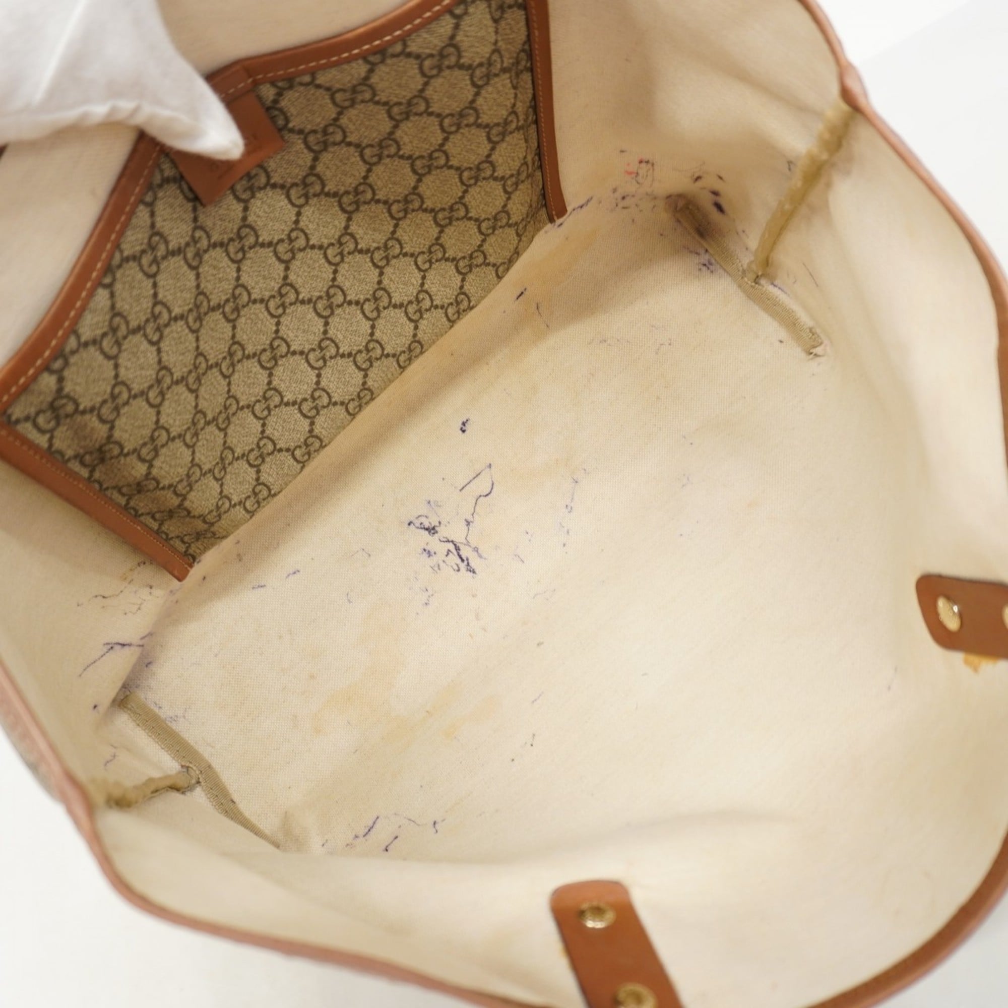 Web Loop Tote GG Coated Canvas Medium