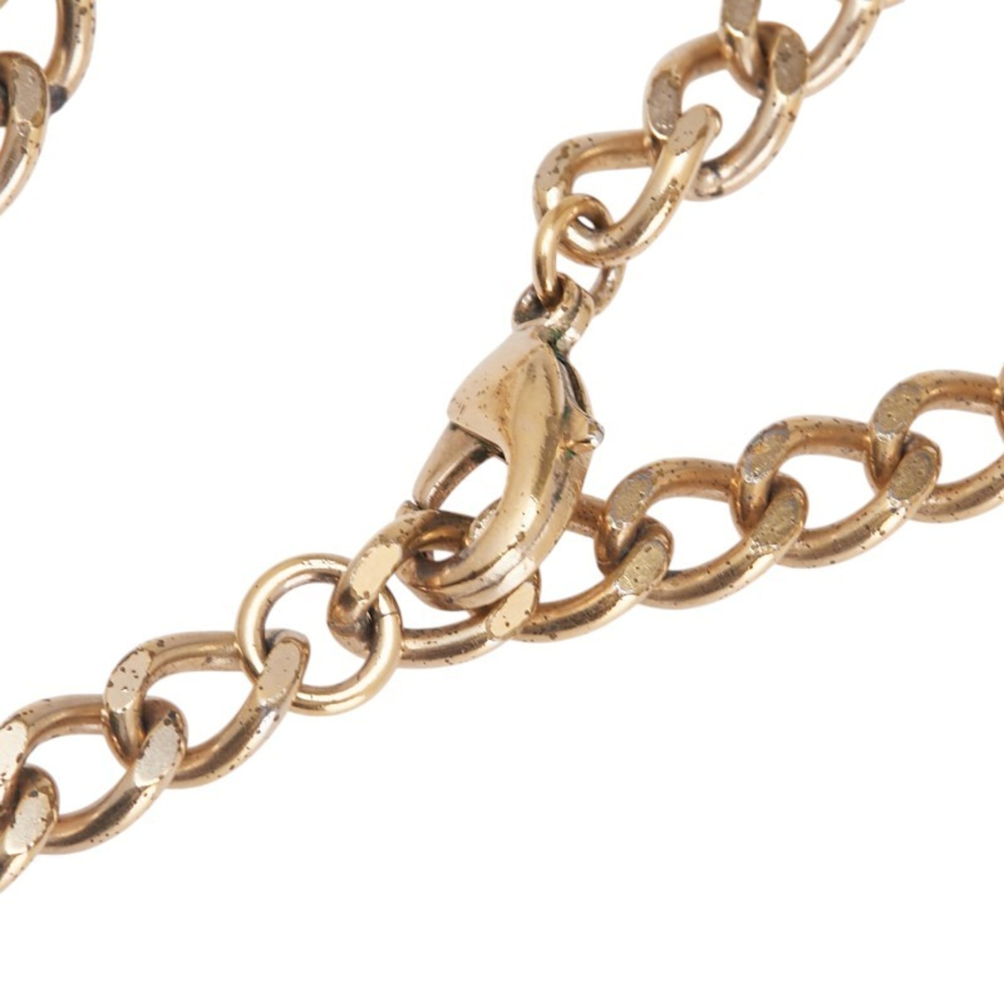 CC Logo Chain Pendant Necklace Metal