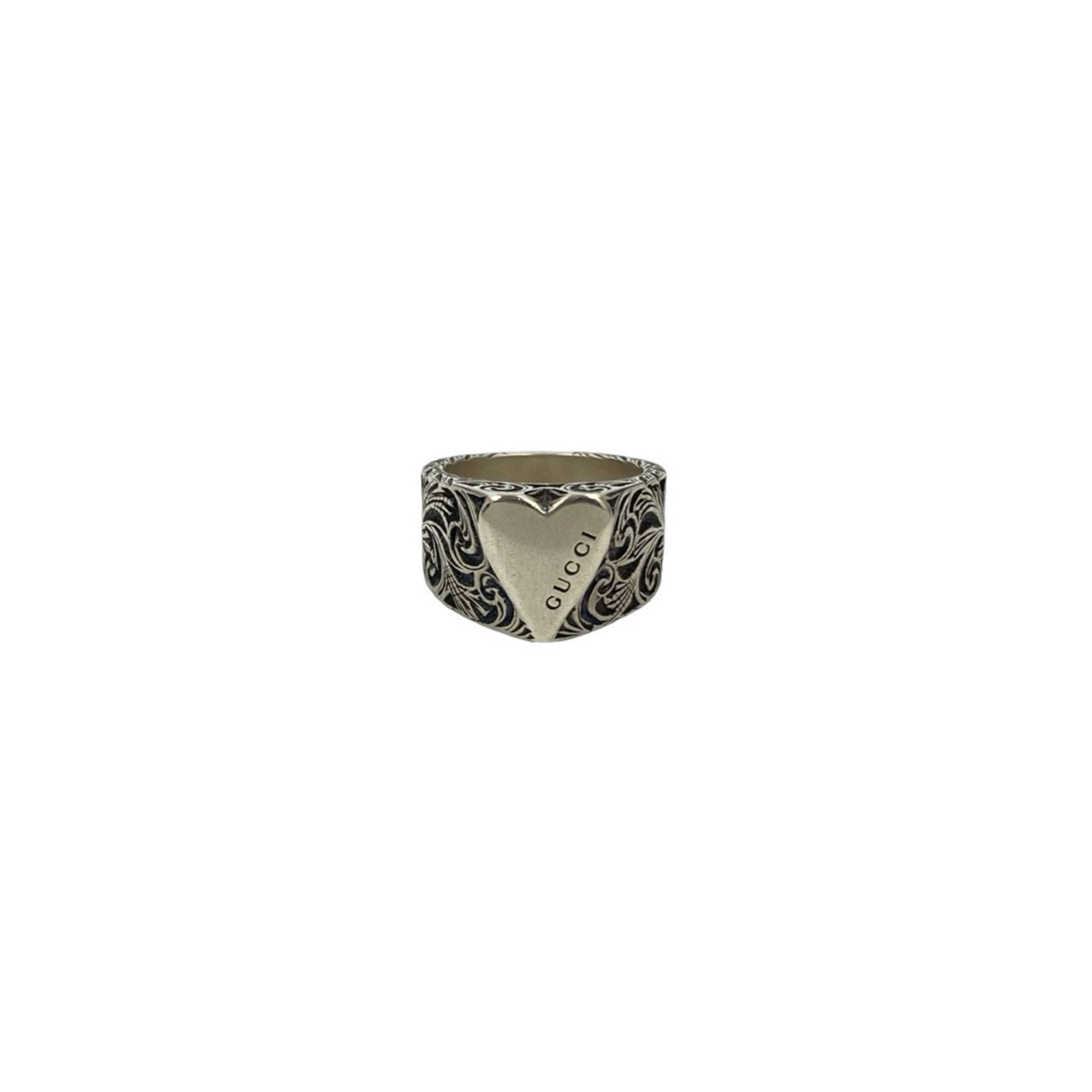 Arabesque Heart Ring Sterling Silver