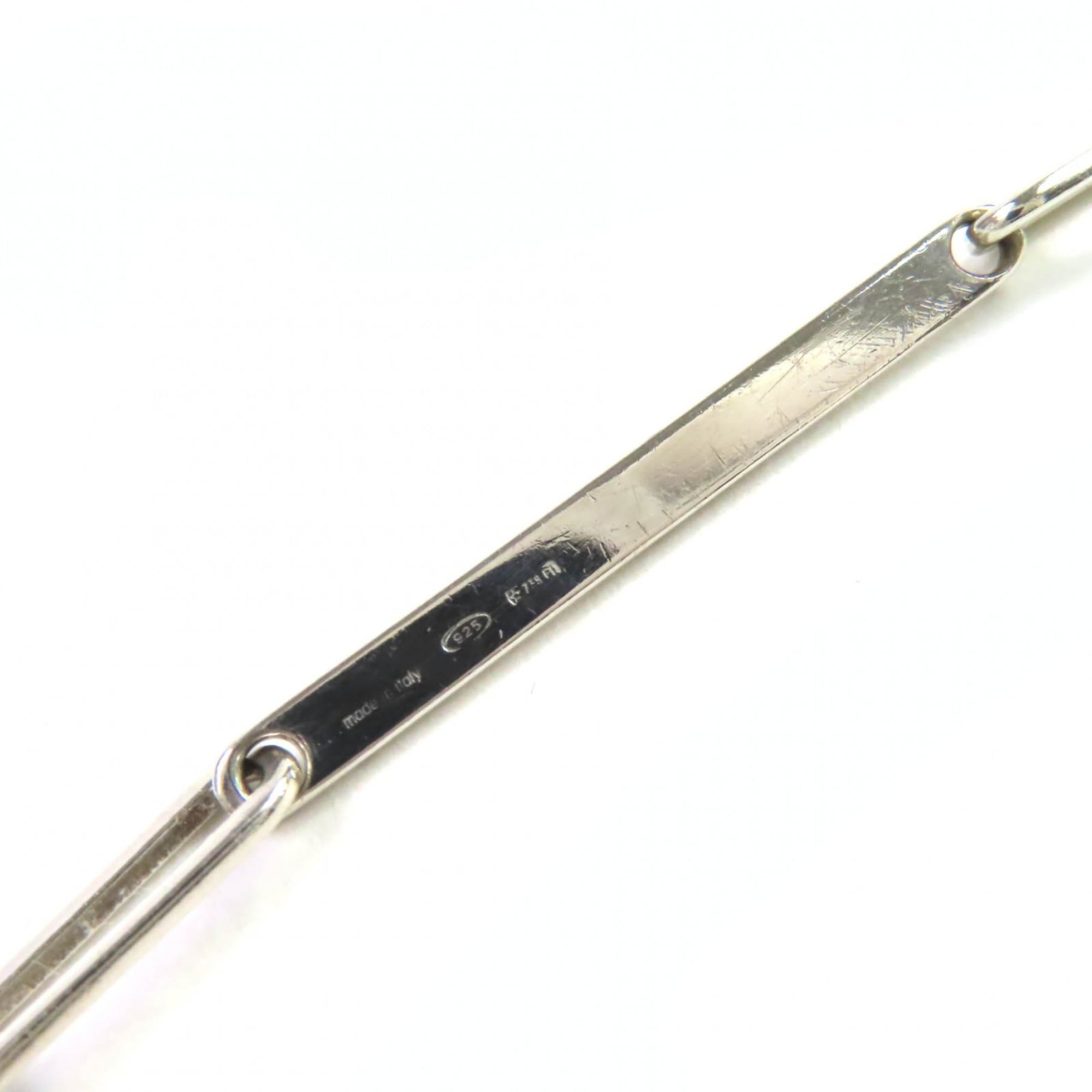 Oval Link ID Bracelet Sterling Silver