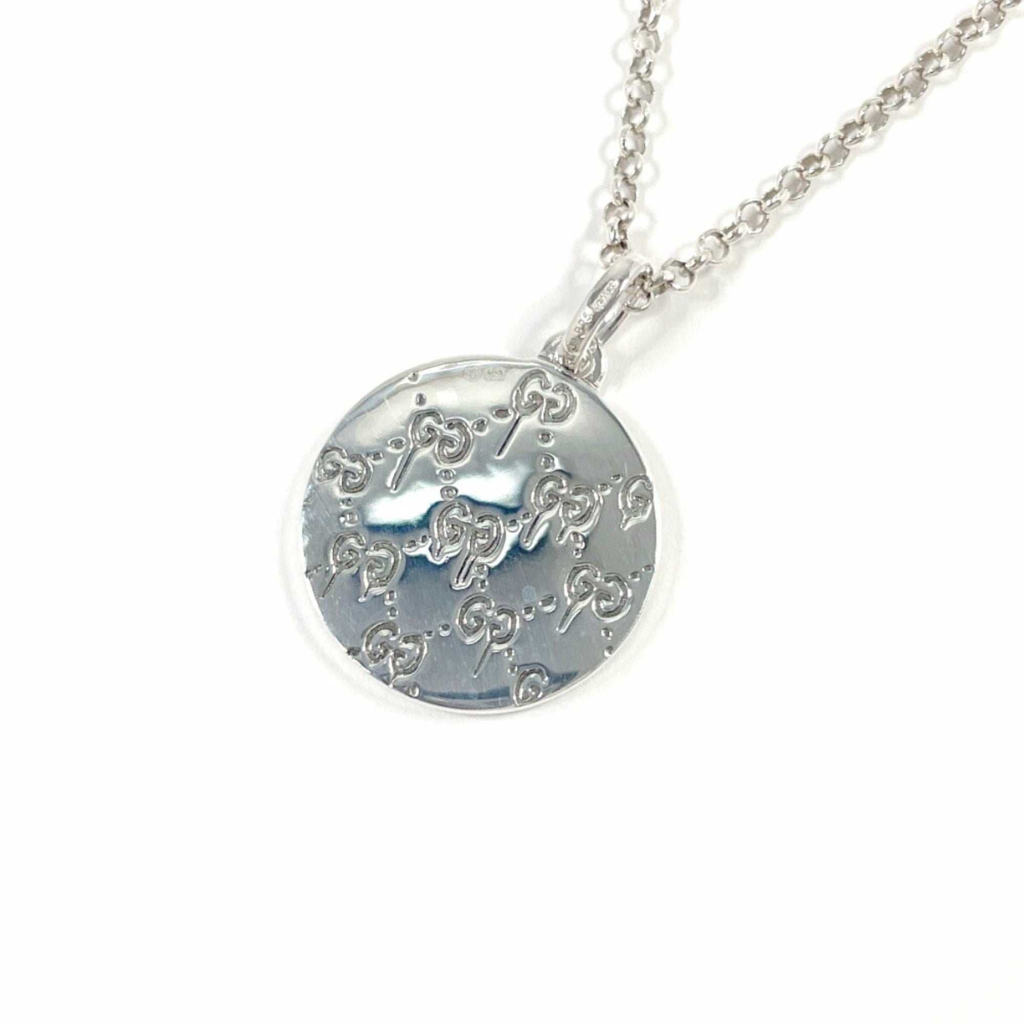 Ghost Pendant Necklace Sterling Silver With Diamond