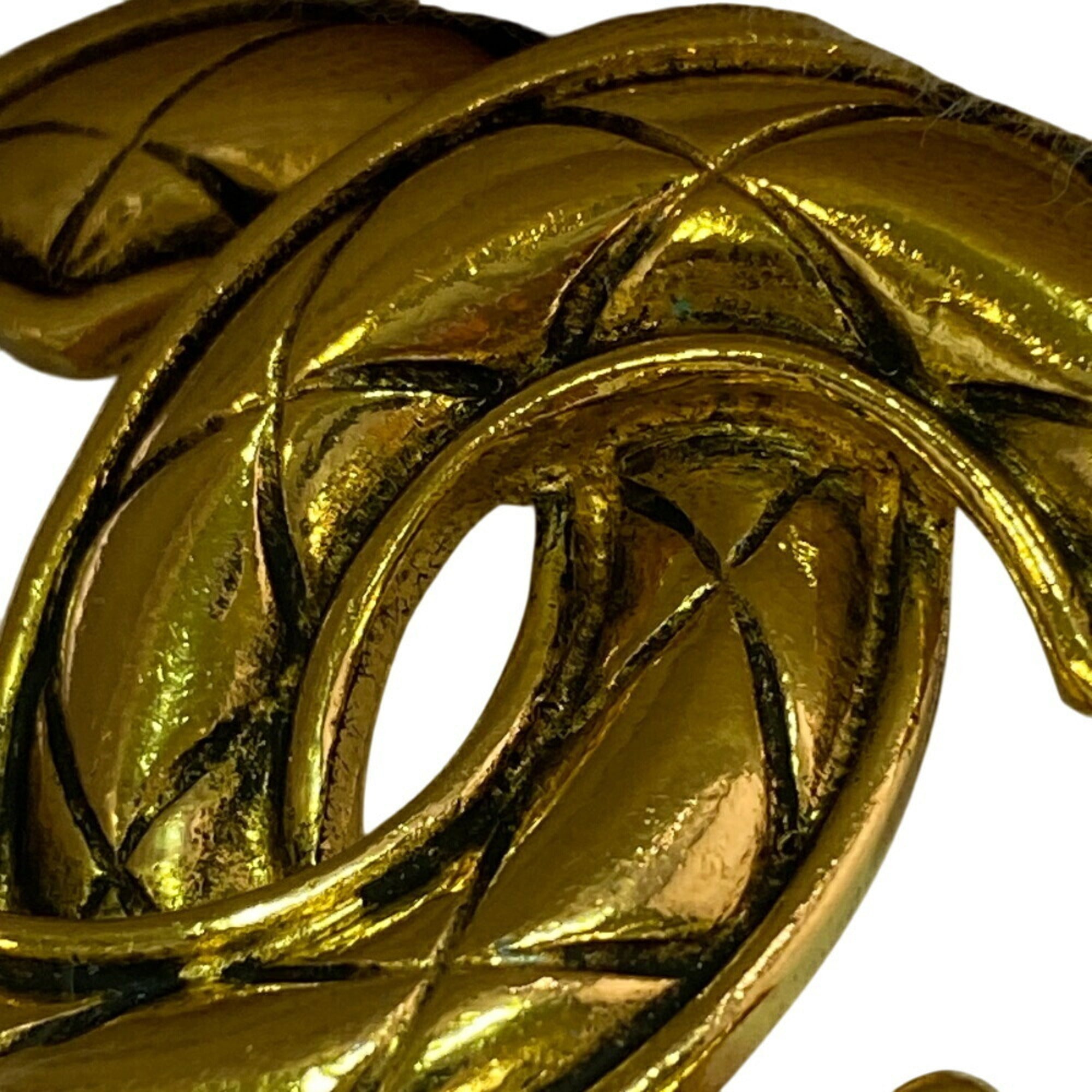 CC Logo Brooch Metal