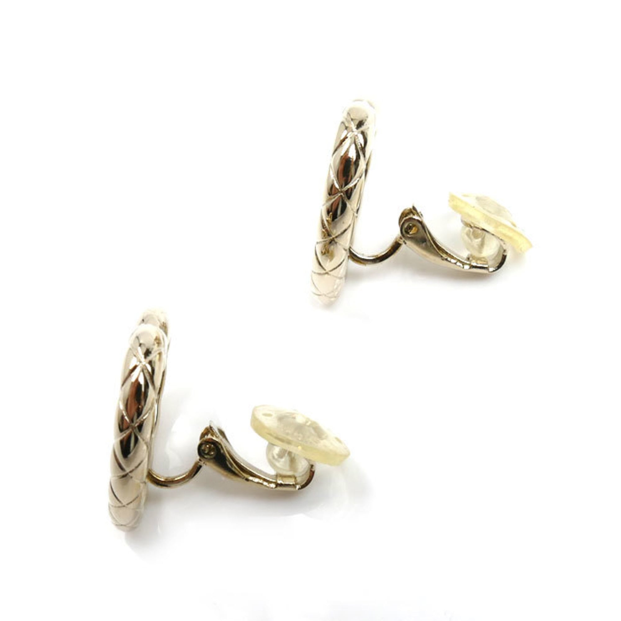 Rhinestone Clip-On Earrings Gold and Rhinestone