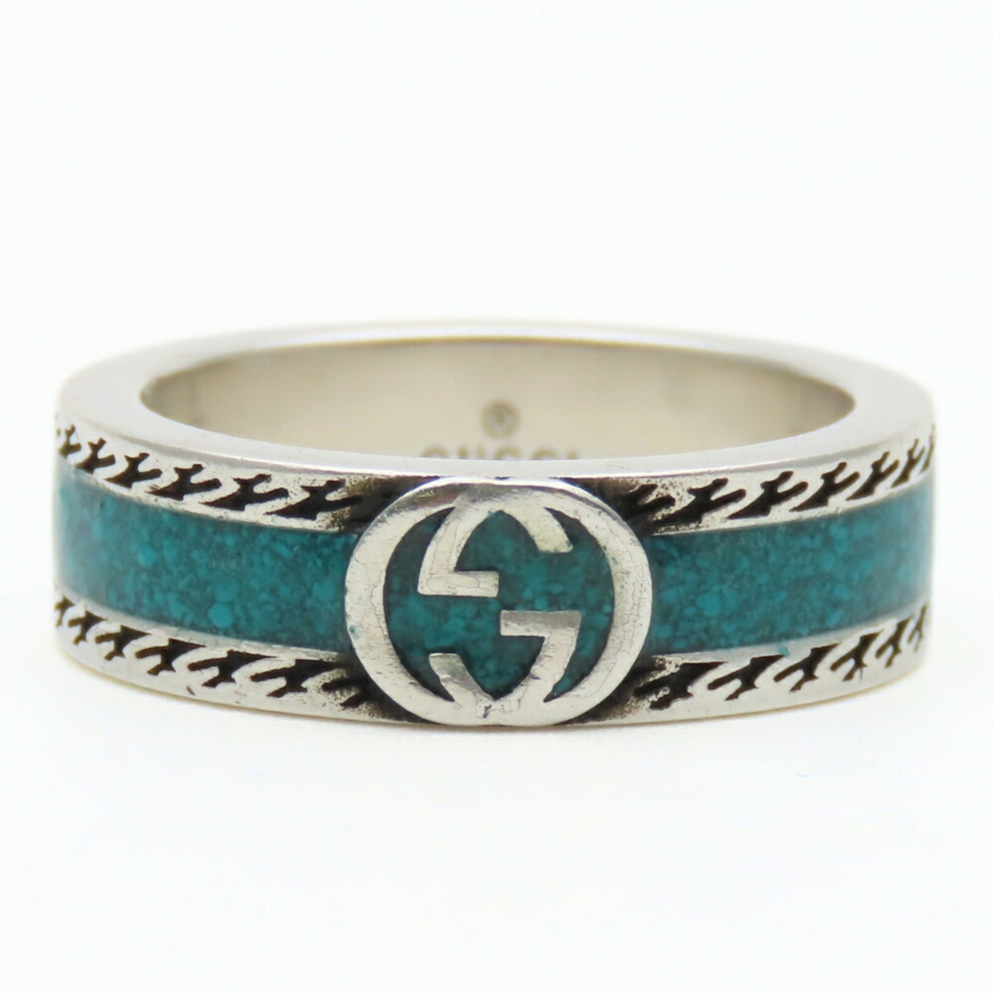 Ring Enamel and Sterling Silver