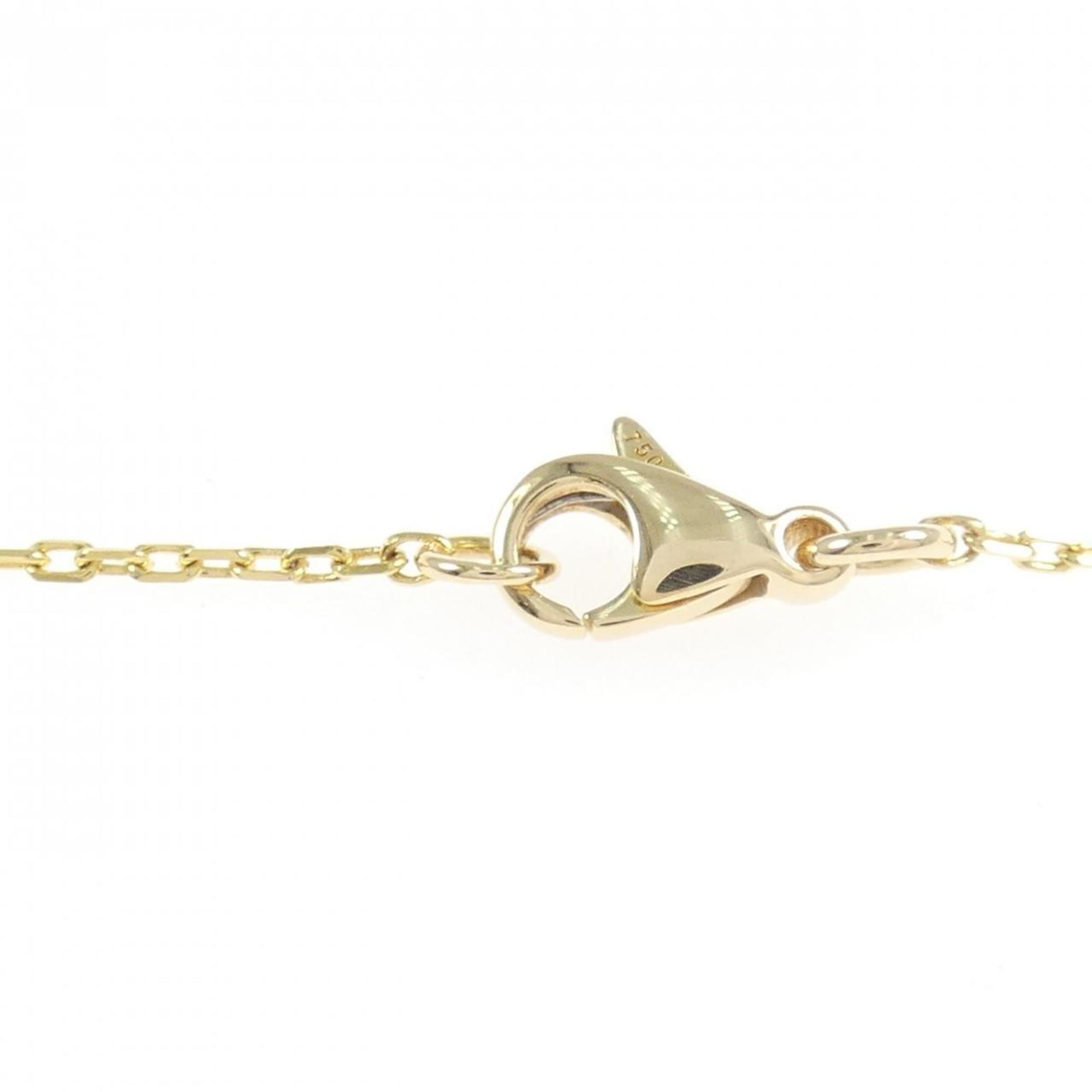Camellia Pendant Necklace 18K Yellow Gold