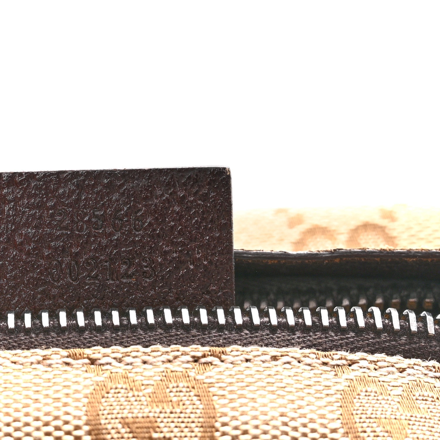 GG Monogram Double Pocket Belt Bag Dark Brown