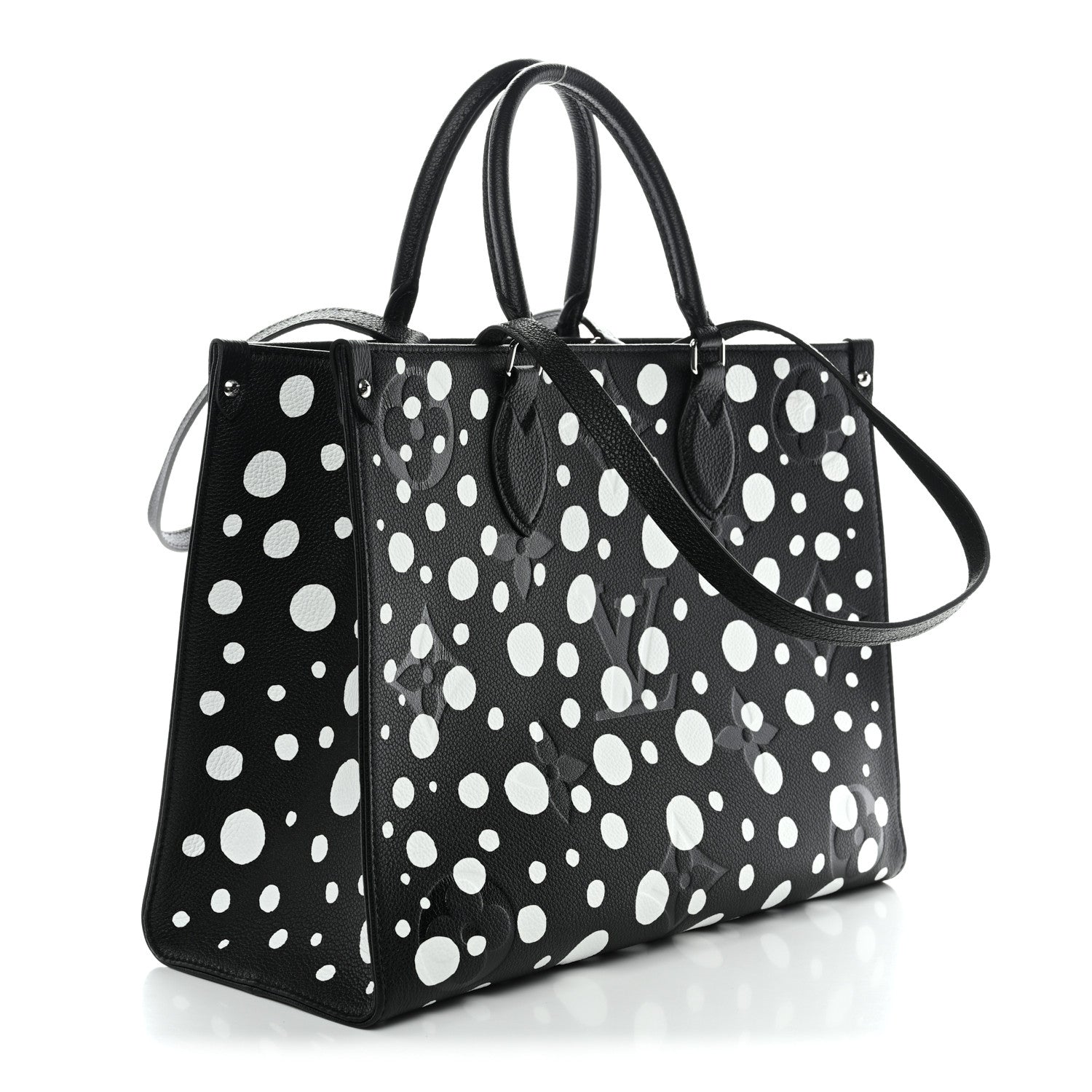 LV X YK Empreinte Monogram Giant Onthego MM Black