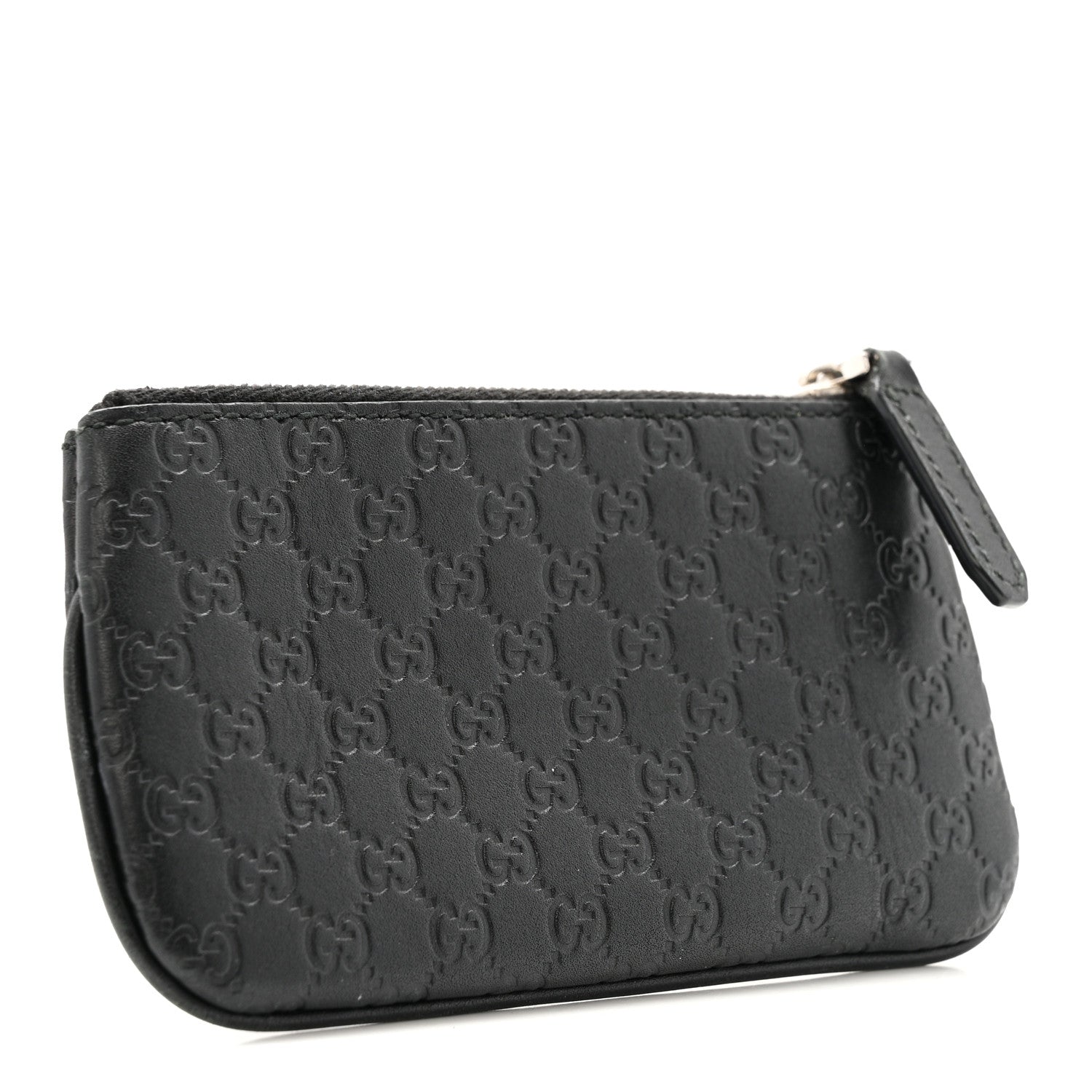 Microguccissima Key Ring Coin Case Black
