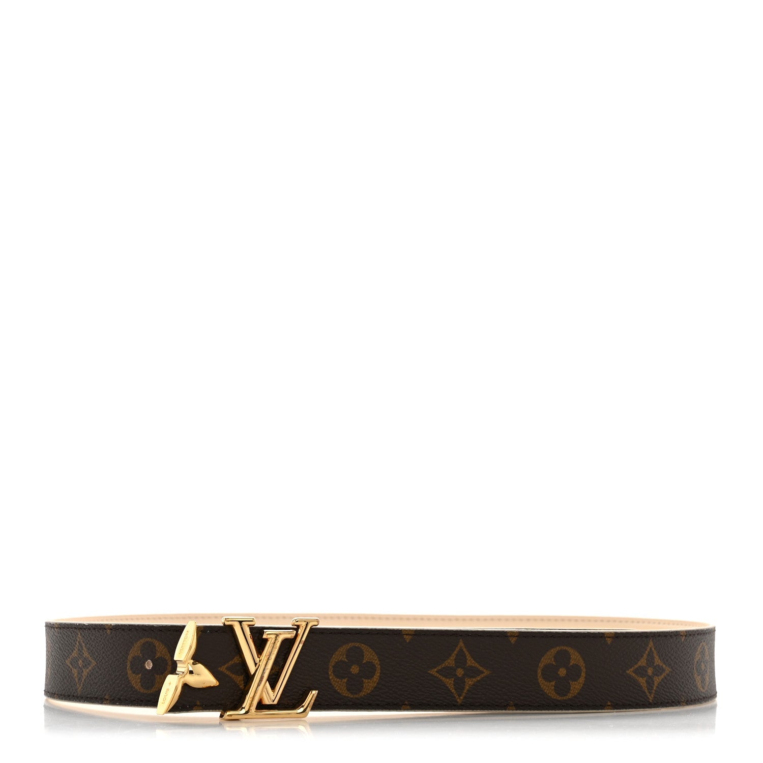 Monogram 30mm Pretty LV Reversible Belt 80 32 Beige