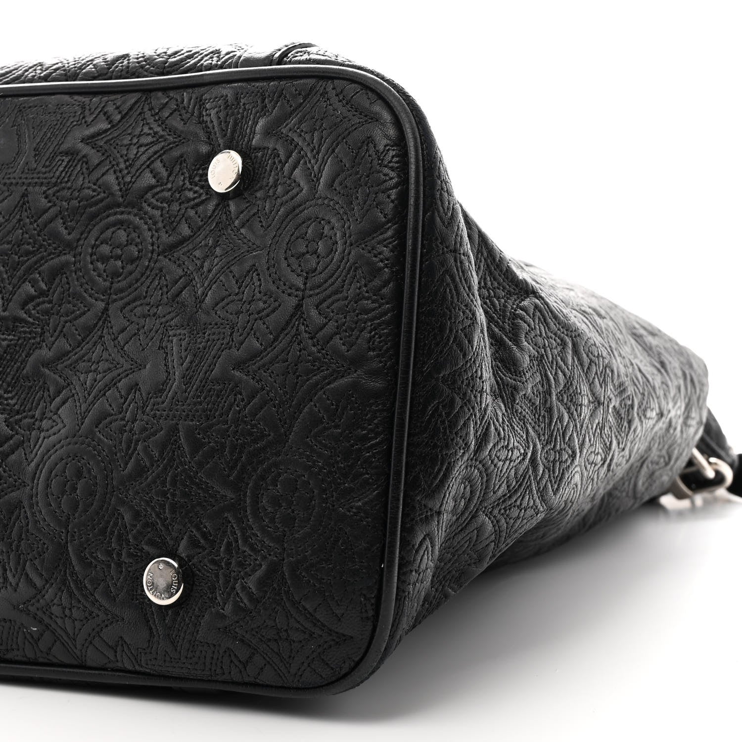 Monogram Lambskin Antheia Ixia GM Black